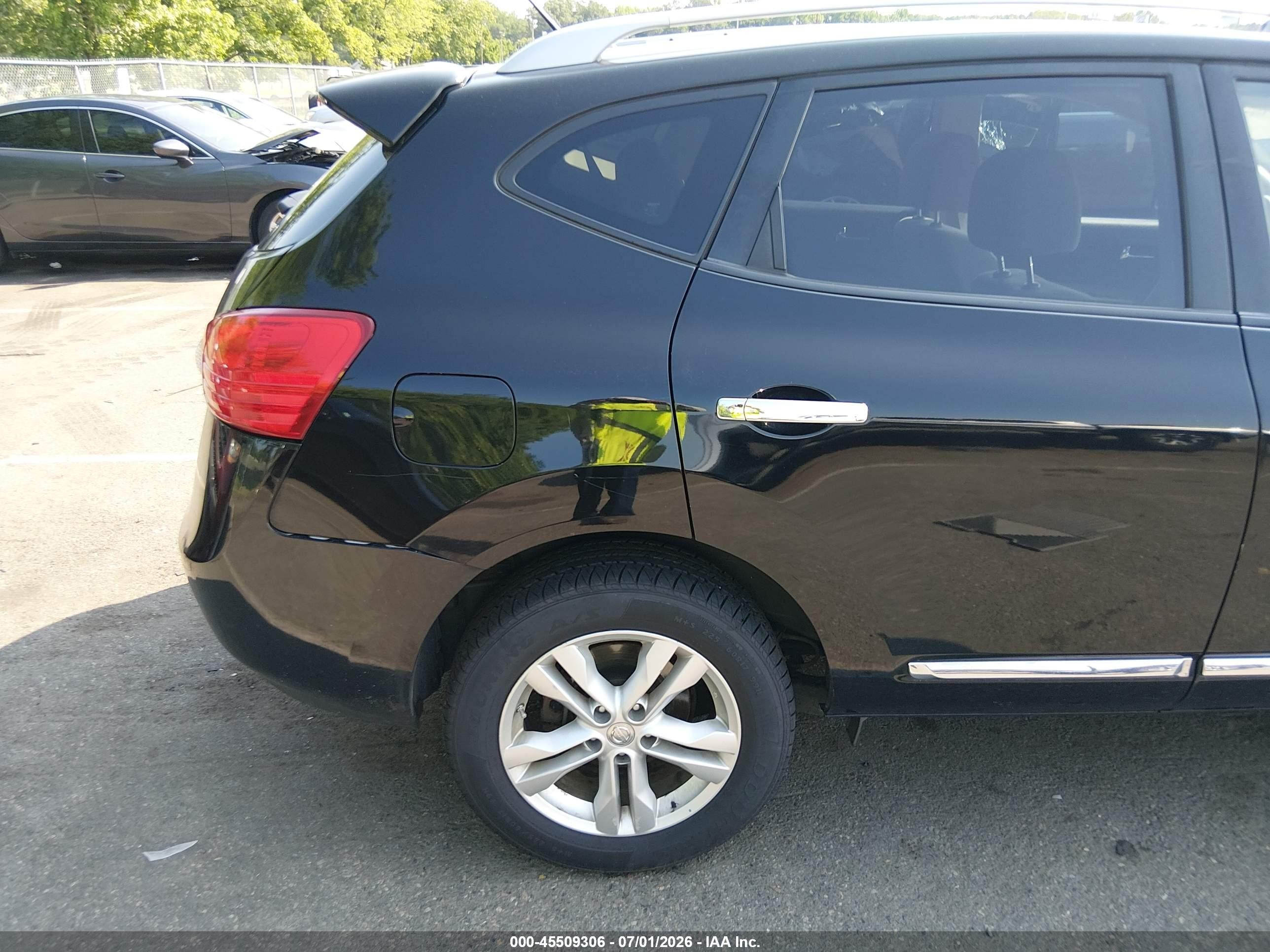 2013 Nissan Rogue Sv Black vin: JN8AS5MV2DW629011