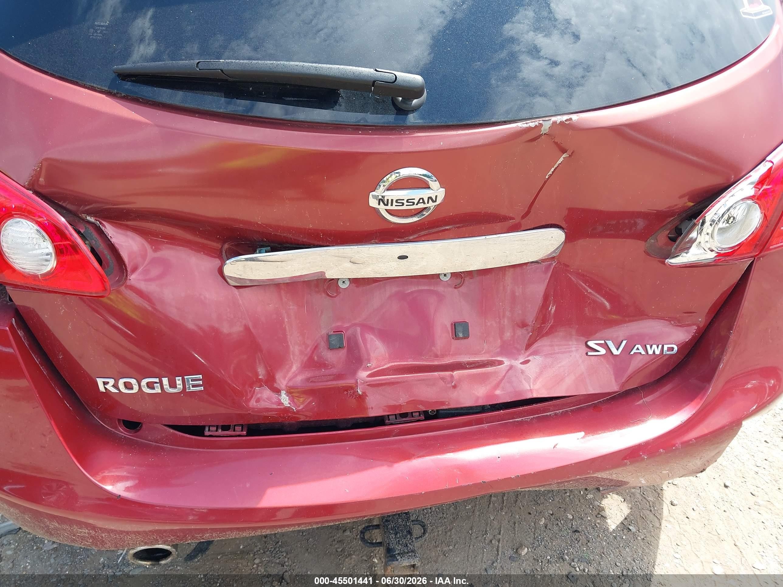 2013 Nissan Rogue Sv Red vin: JN8AS5MV2DW632202