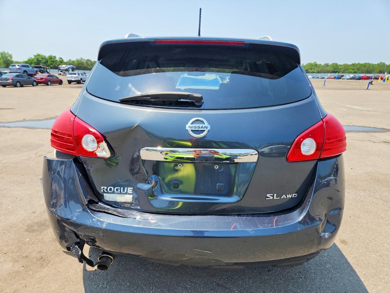 2013 Nissan Rogue S Синий vin: JN8AS5MV2DW635827