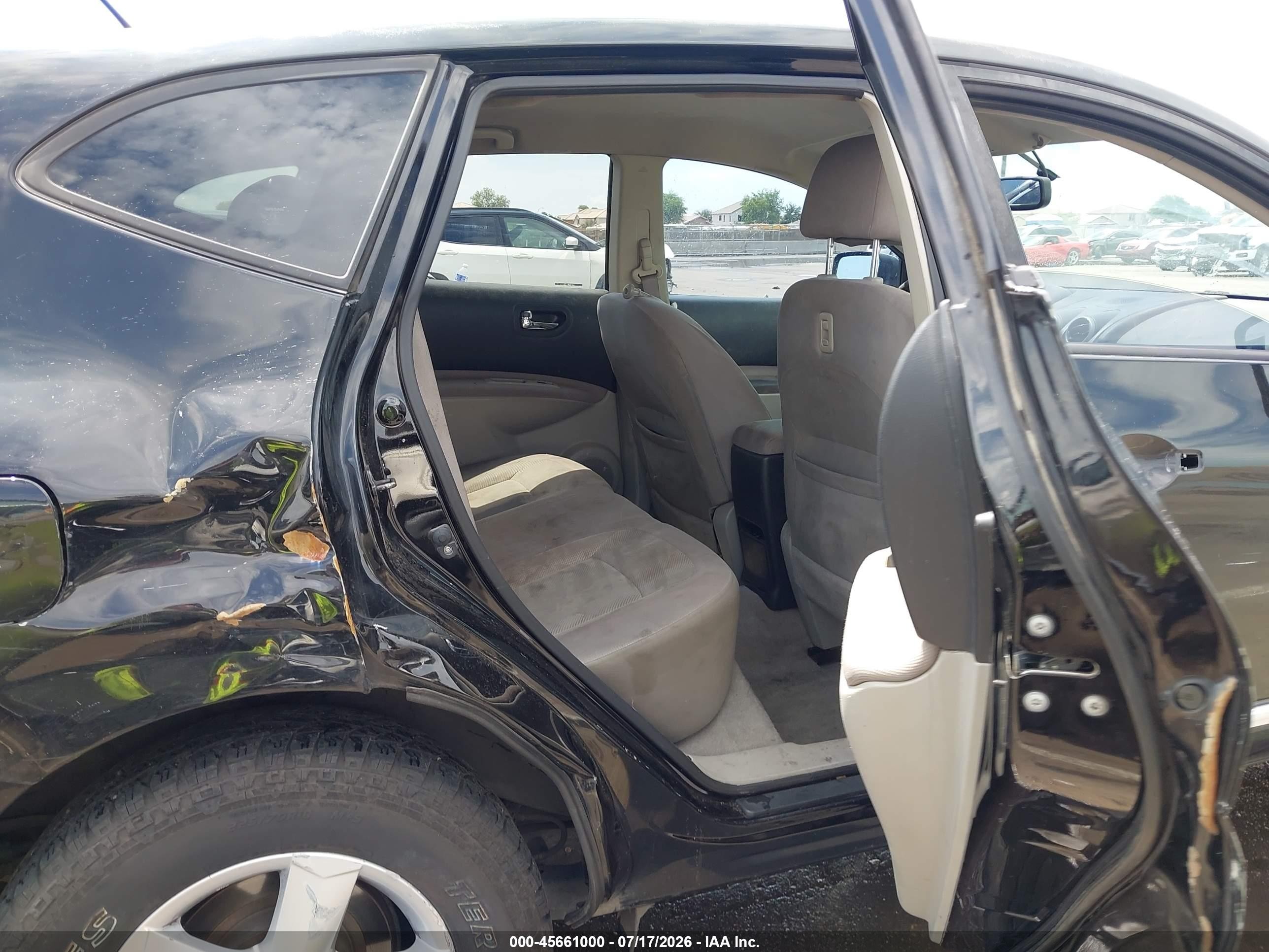 2013 Nissan Rogue S Black vin: JN8AS5MV2DW645760