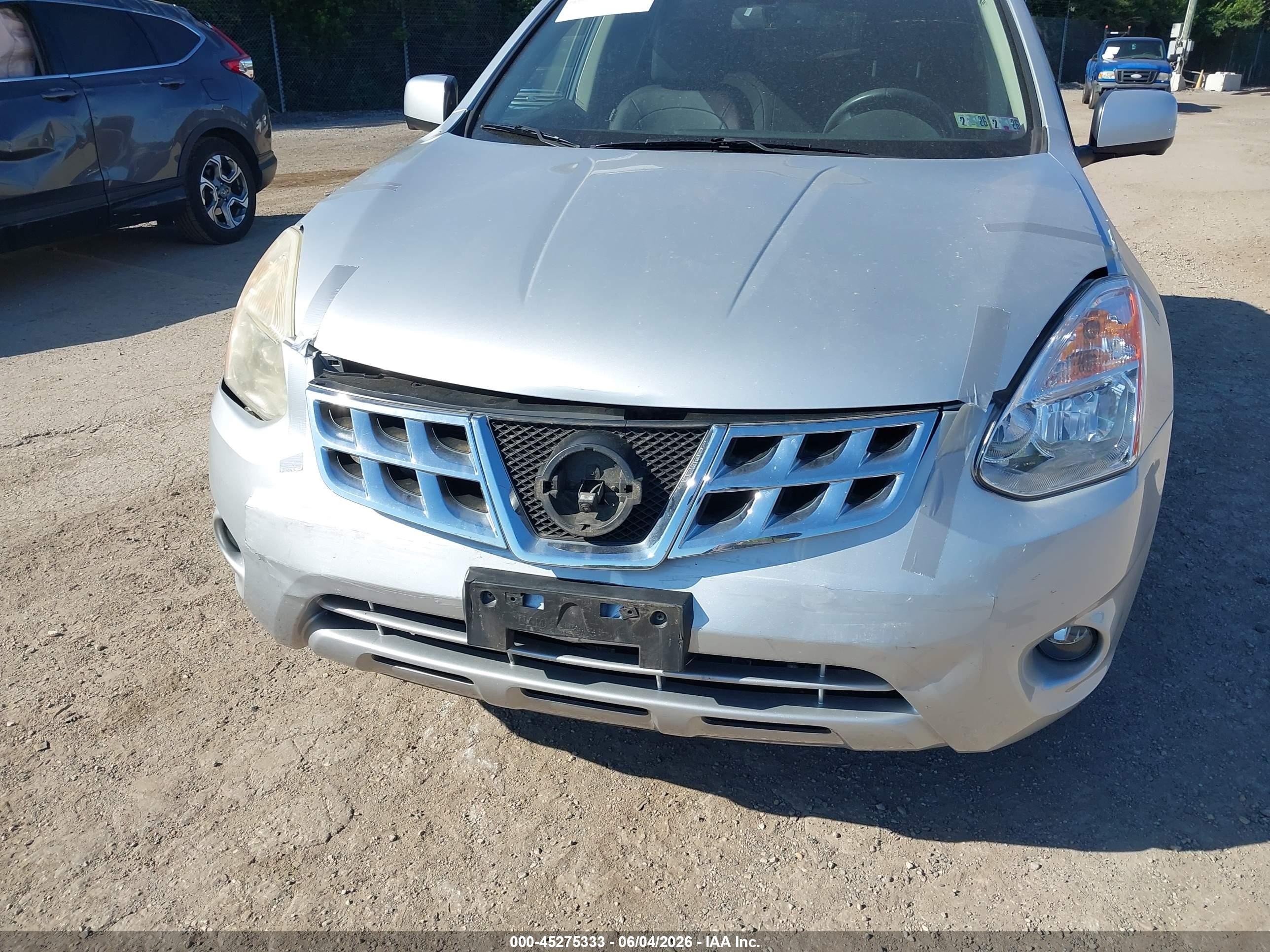 2013 Nissan Rogue Sv W/sl Pkg Silver vin: JN8AS5MV2DW652207