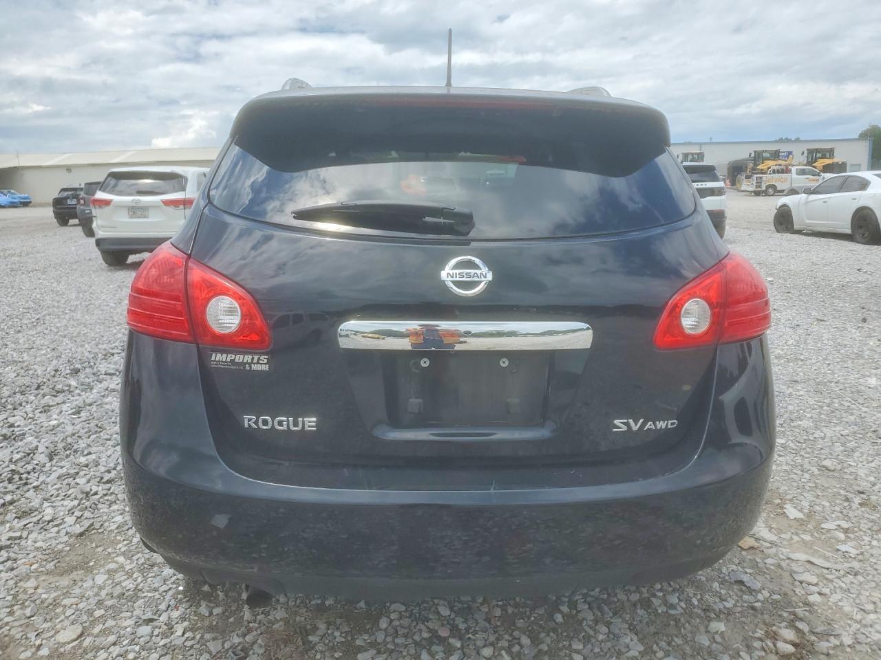2013 Nissan Rogue S Черный vin: JN8AS5MV2DW652496