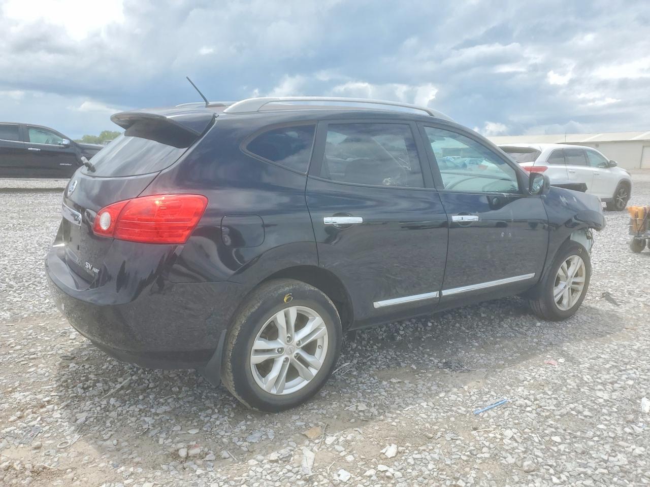 2013 Nissan Rogue S Черный vin: JN8AS5MV2DW652496