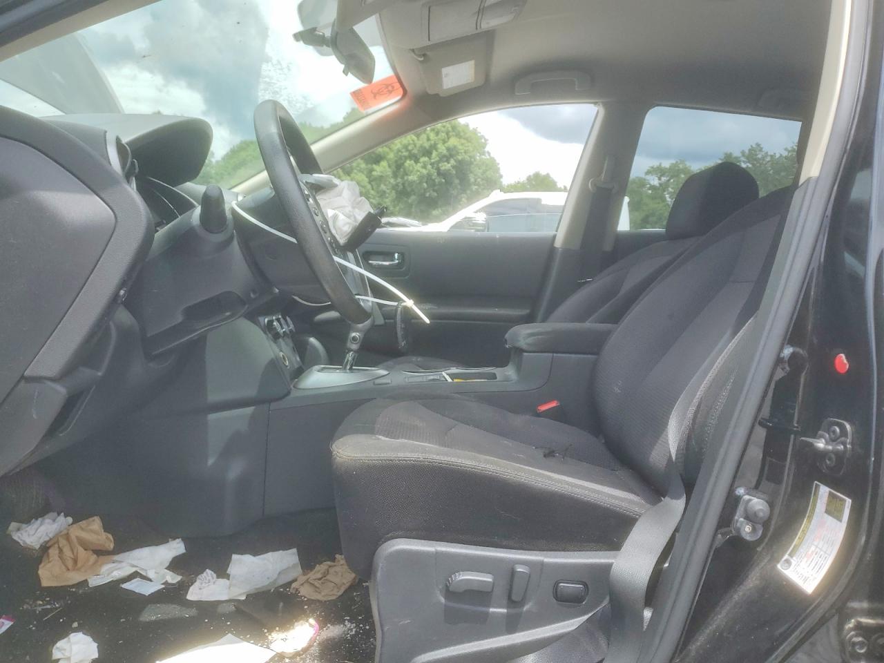 2013 Nissan Rogue S Черный vin: JN8AS5MV2DW652496
