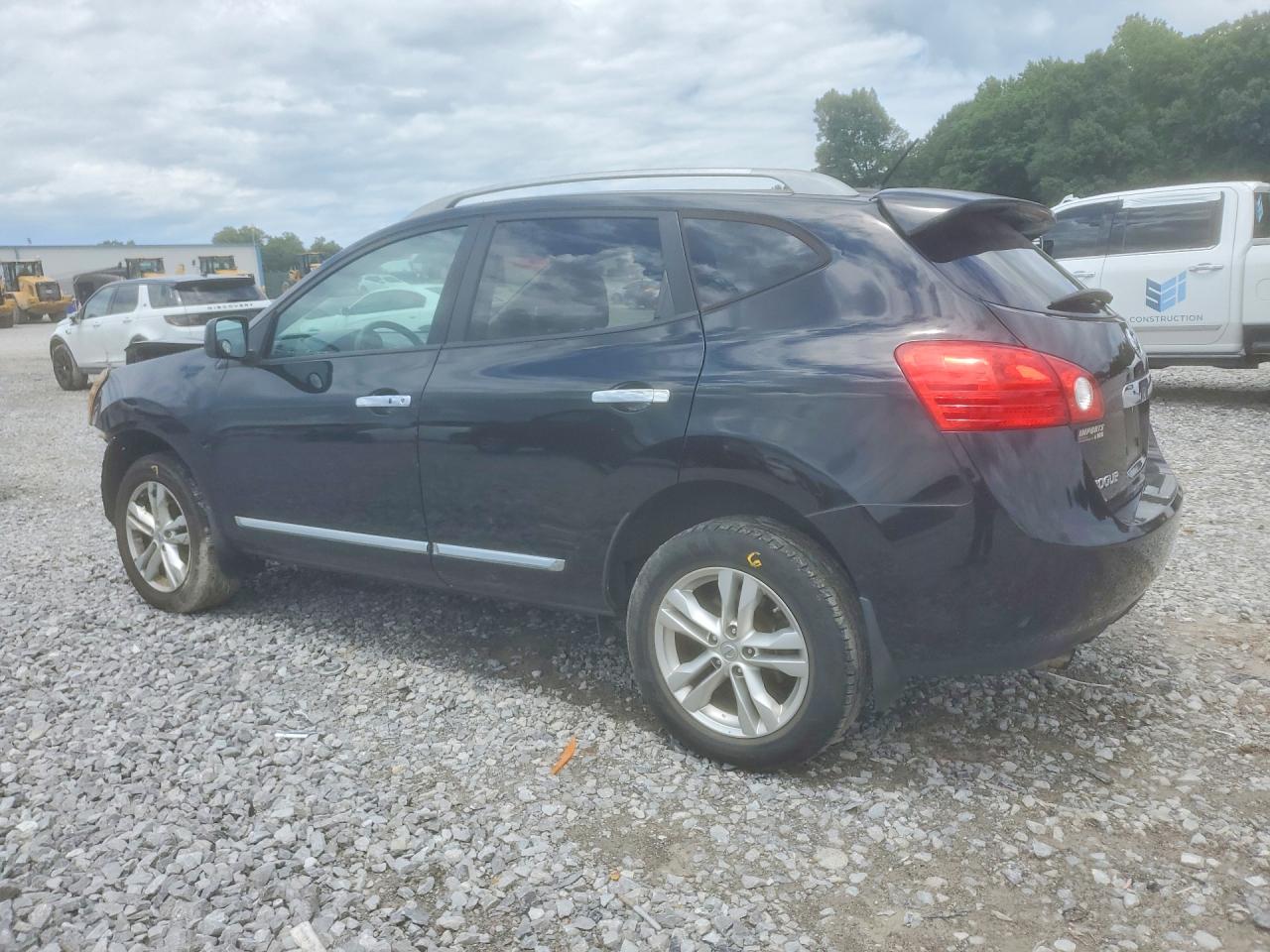2013 Nissan Rogue S Черный vin: JN8AS5MV2DW652496