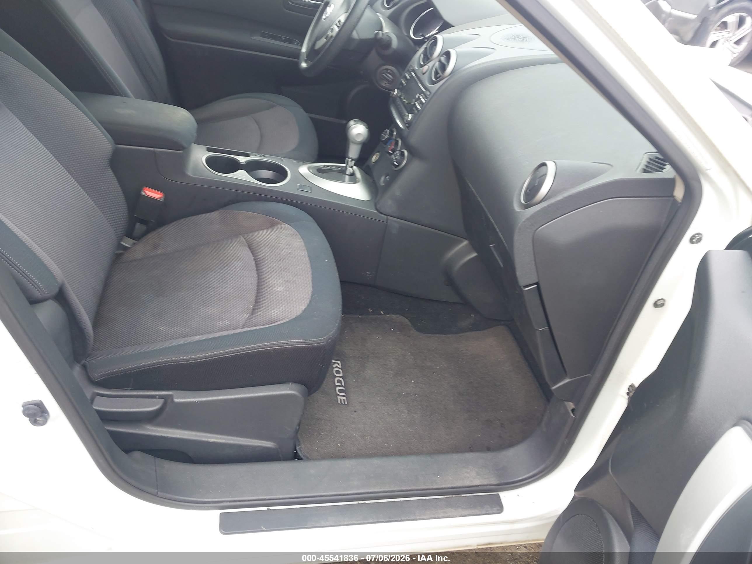 2013 Nissan Rogue Sv White vin: JN8AS5MV2DW657505