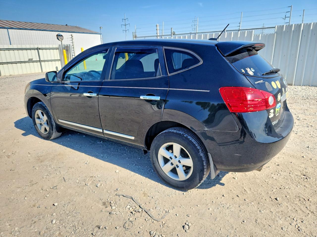 2013 Nissan Rogue S Black vin: JN8AS5MV2DW660002