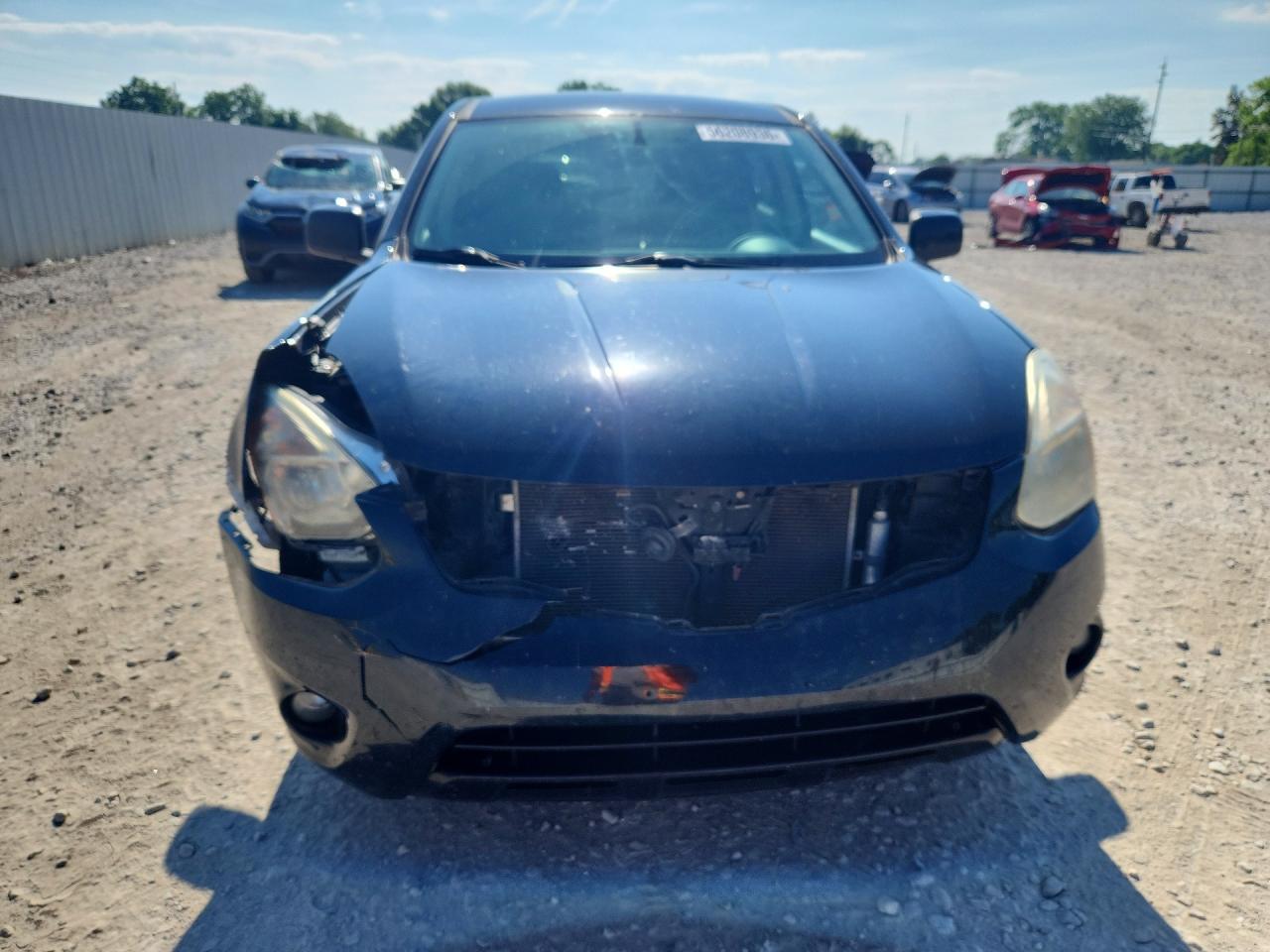 2013 Nissan Rogue S Black vin: JN8AS5MV2DW660002