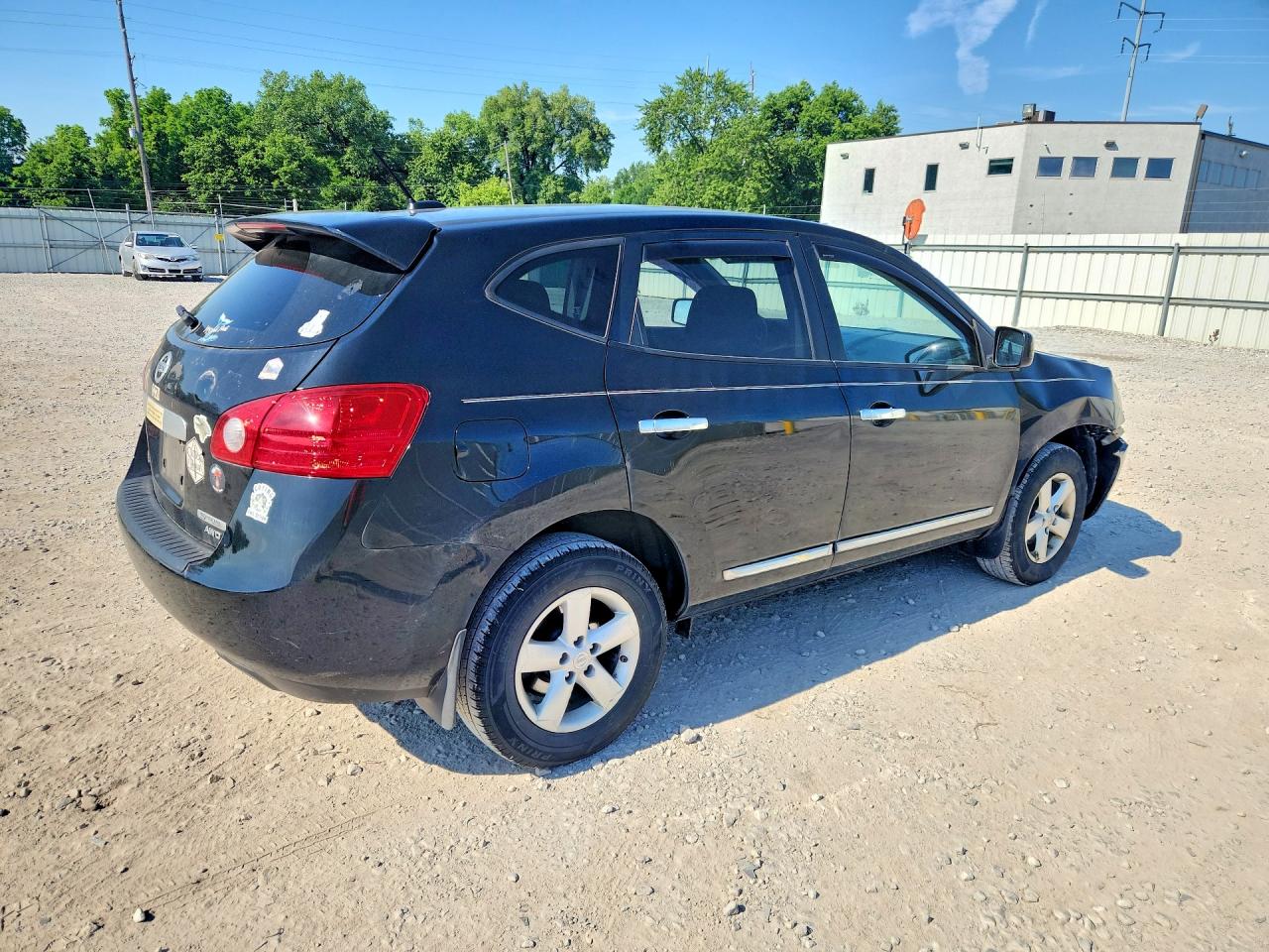 2013 Nissan Rogue S Black vin: JN8AS5MV2DW660002