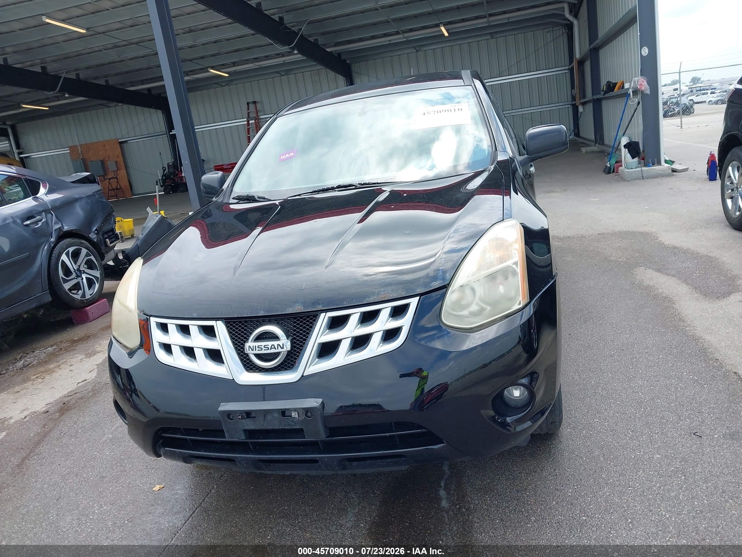 2013 Nissan Rogue S Черный vin: JN8AS5MV2DW660159