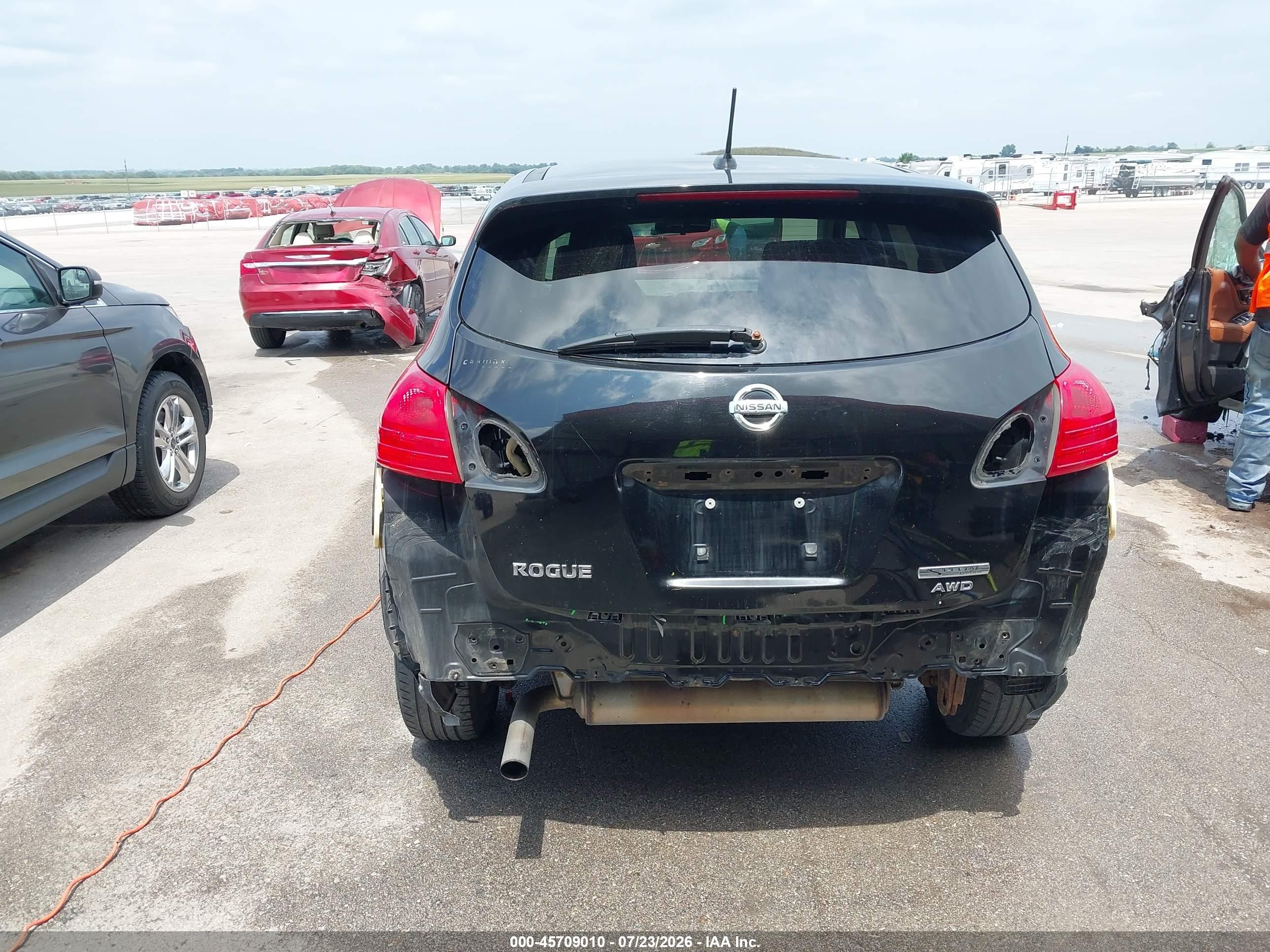2013 Nissan Rogue S Черный vin: JN8AS5MV2DW660159