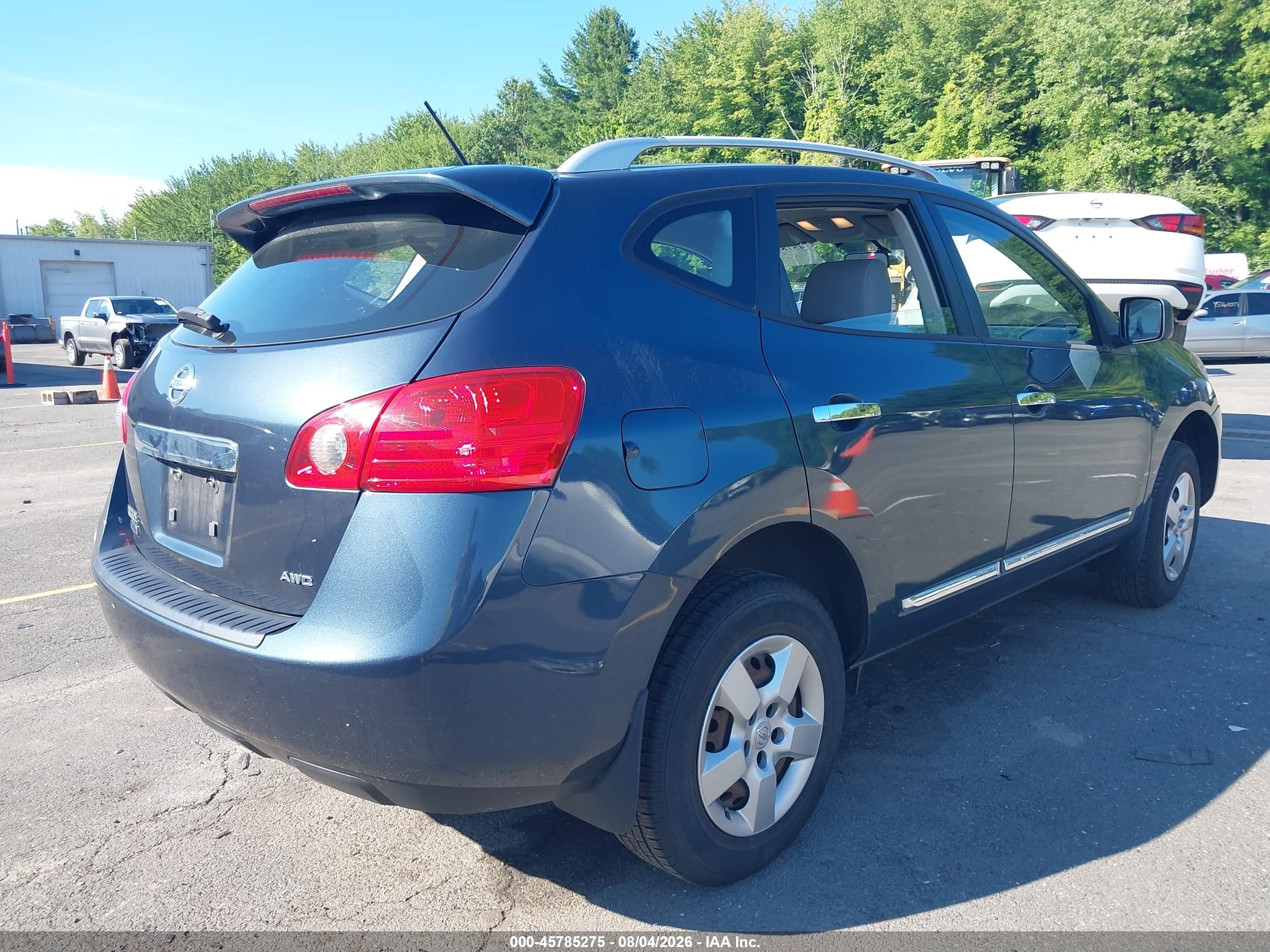 2014 Nissan Rogue Select S Серый vin: JN8AS5MV2EW714898