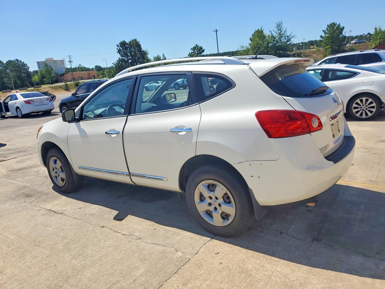2014 Nissan Rogue Select S White vin: JN8AS5MV2EW717736