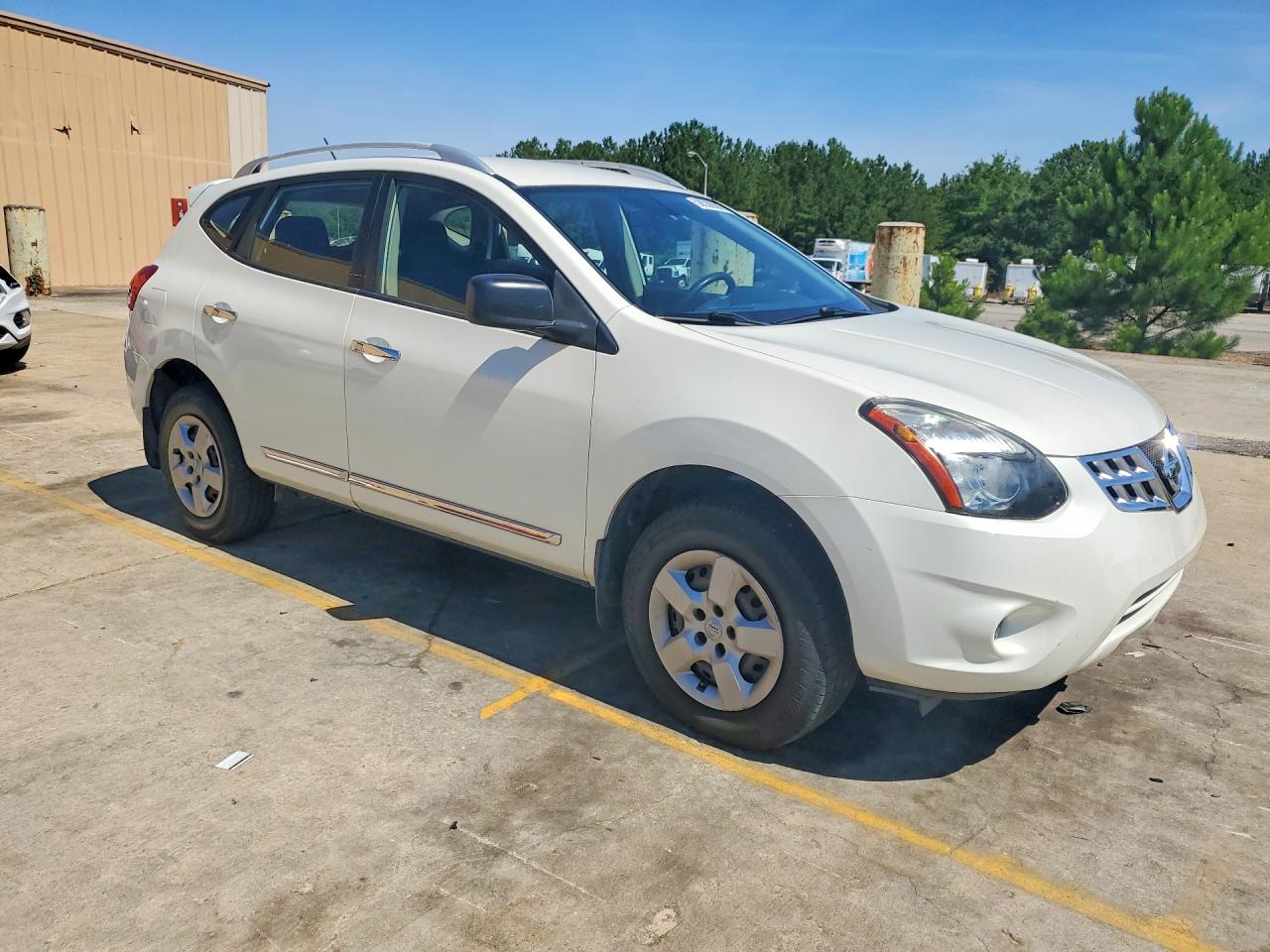 2014 Nissan Rogue Select S White vin: JN8AS5MV2EW717736