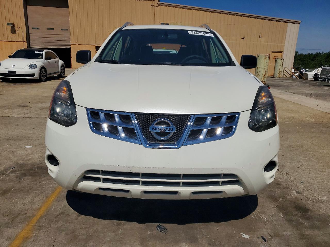 2014 Nissan Rogue Select S White vin: JN8AS5MV2EW717736