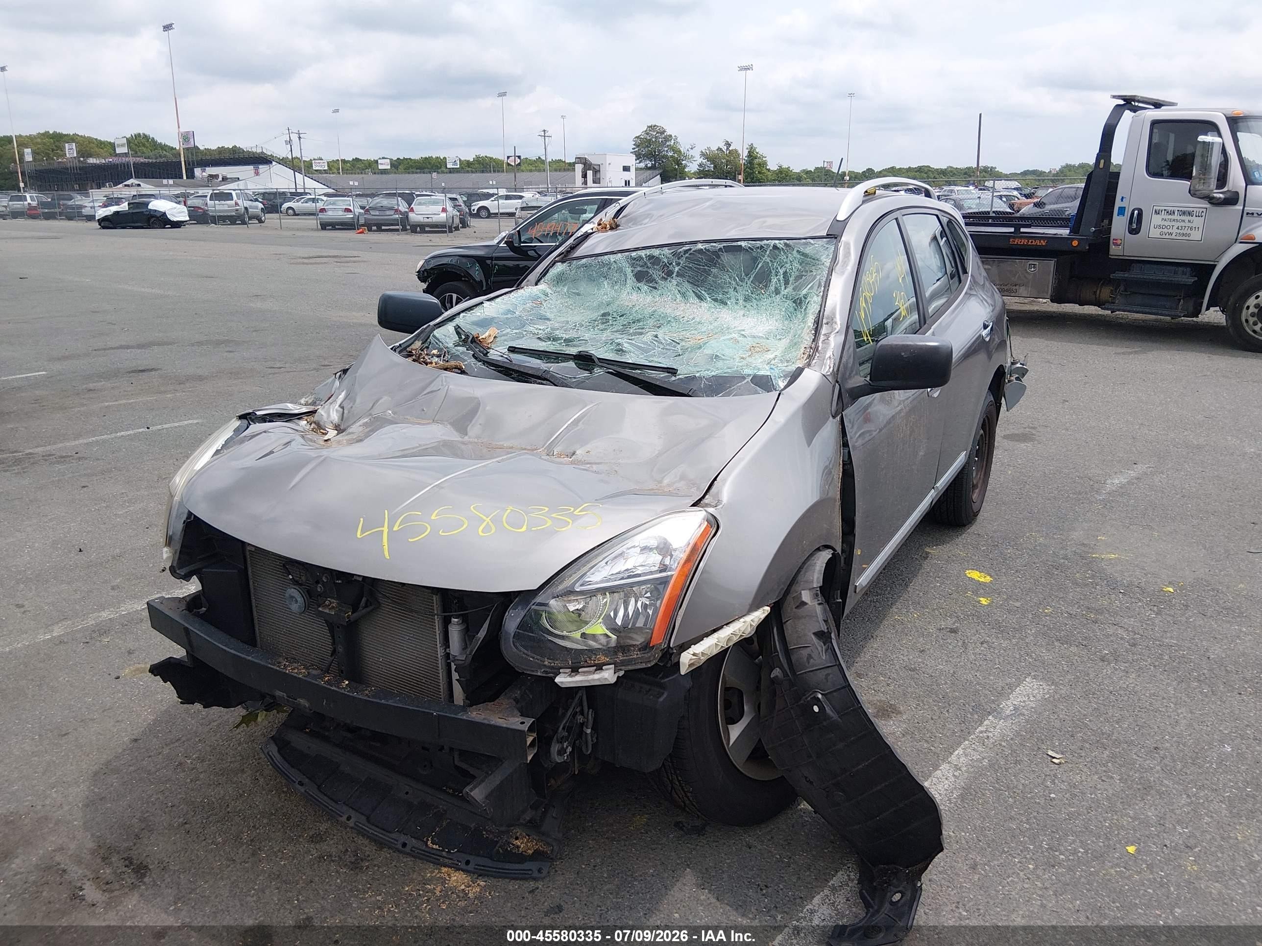 2014 Nissan Rogue Select S Коричневый vin: JN8AS5MV2EW719504