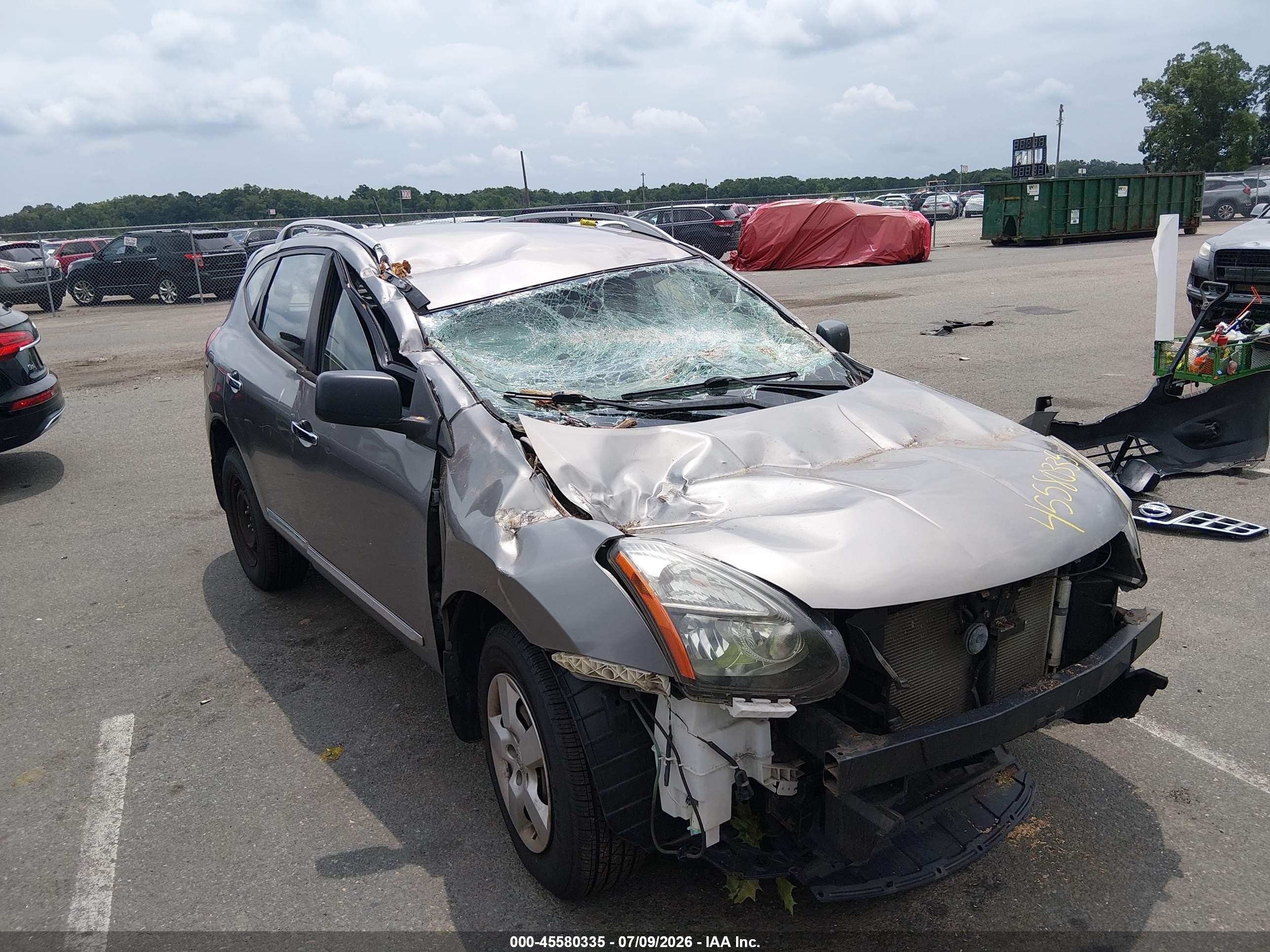 2014 Nissan Rogue Select S Коричневый vin: JN8AS5MV2EW719504