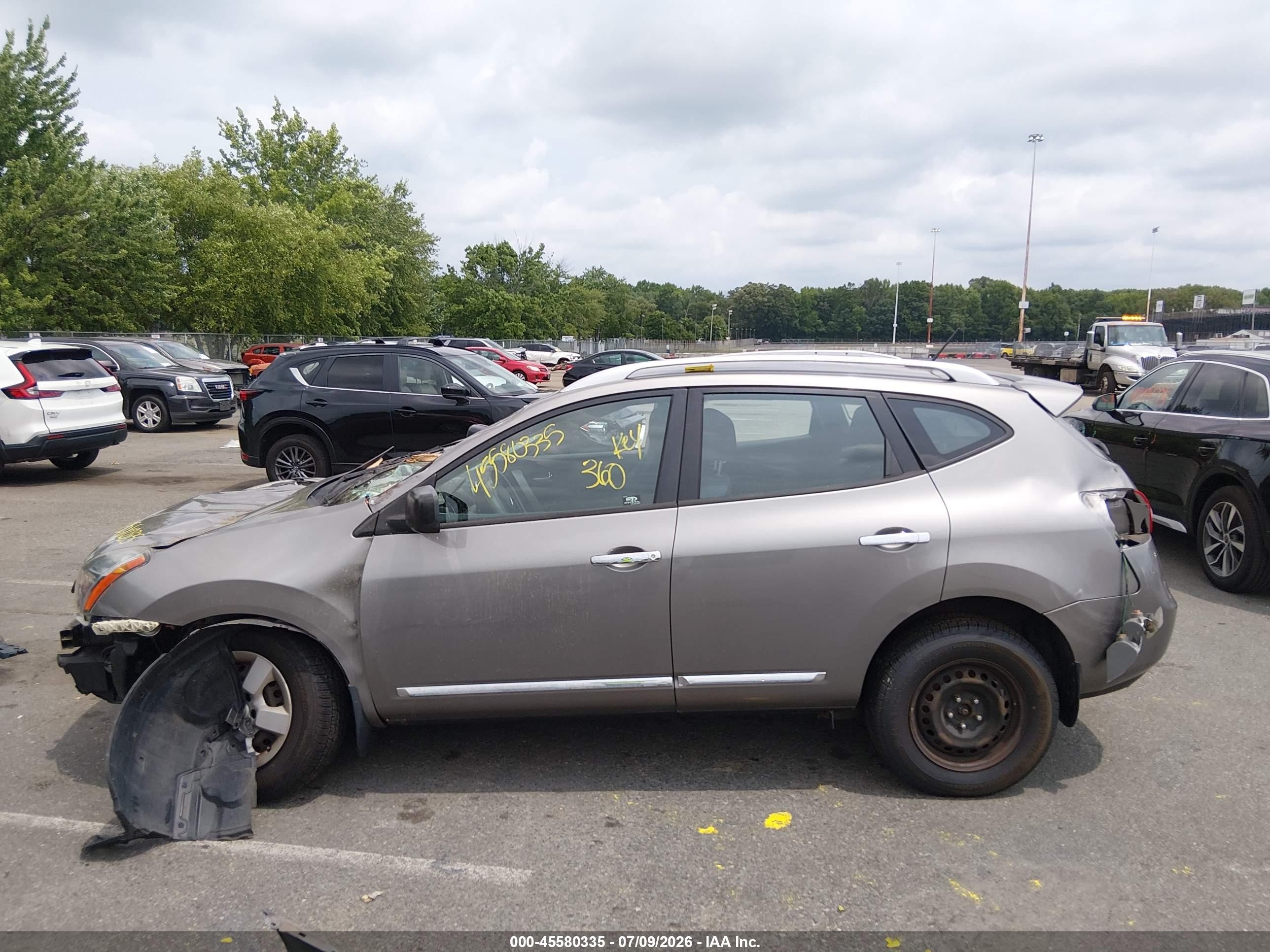 2014 Nissan Rogue Select S Коричневый vin: JN8AS5MV2EW719504