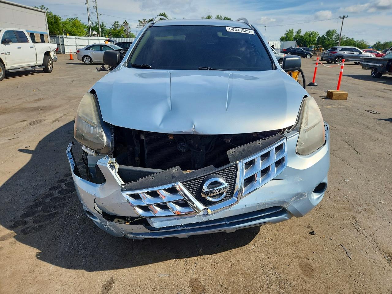 2015 Nissan Rogue Select S Синий vin: JN8AS5MV2FW256989