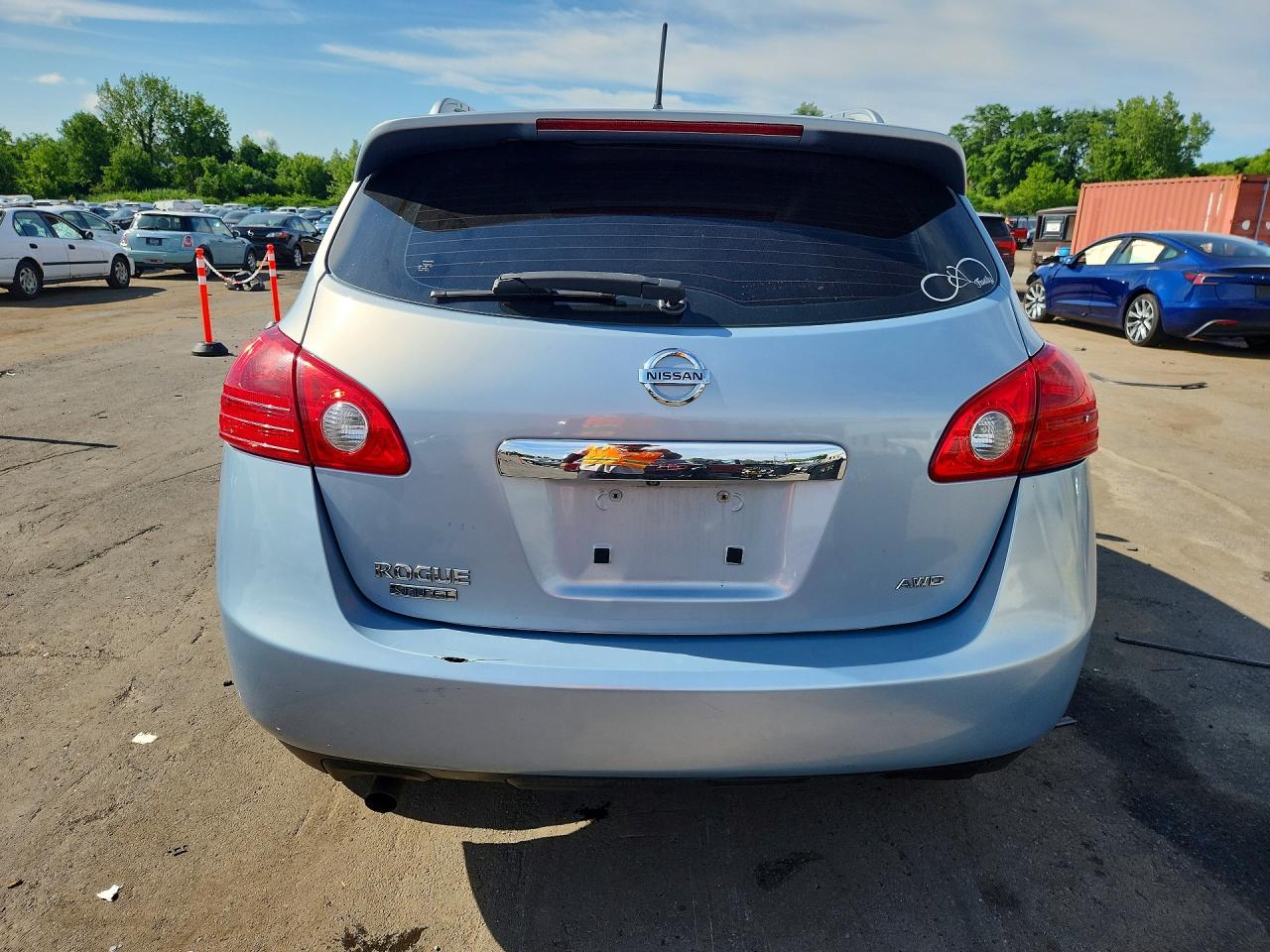2015 Nissan Rogue Select S Синий vin: JN8AS5MV2FW256989