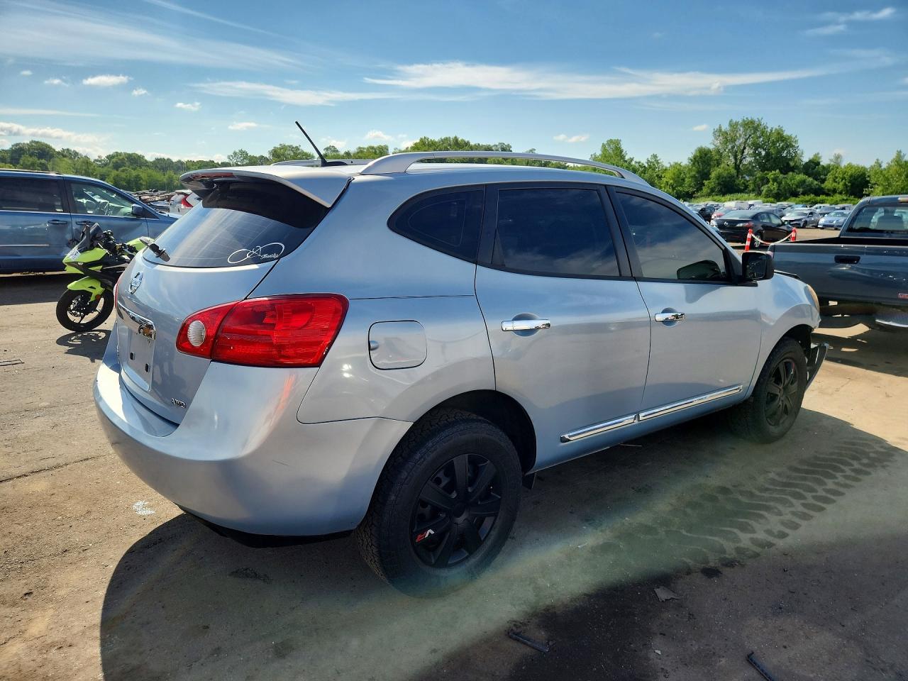 2015 Nissan Rogue Select S Синий vin: JN8AS5MV2FW256989