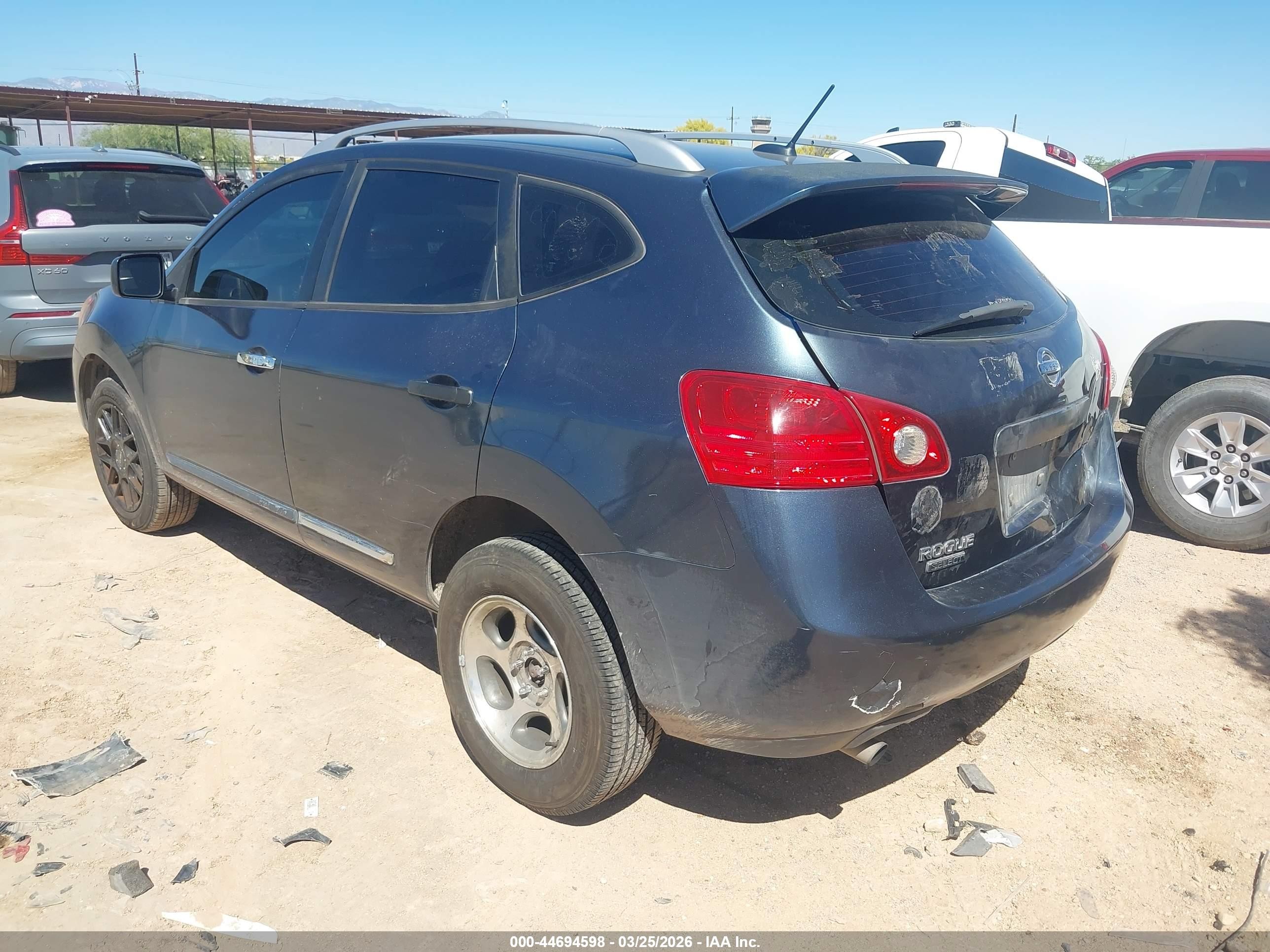 2015 Nissan Rogue Select S Синий vin: JN8AS5MV2FW258905