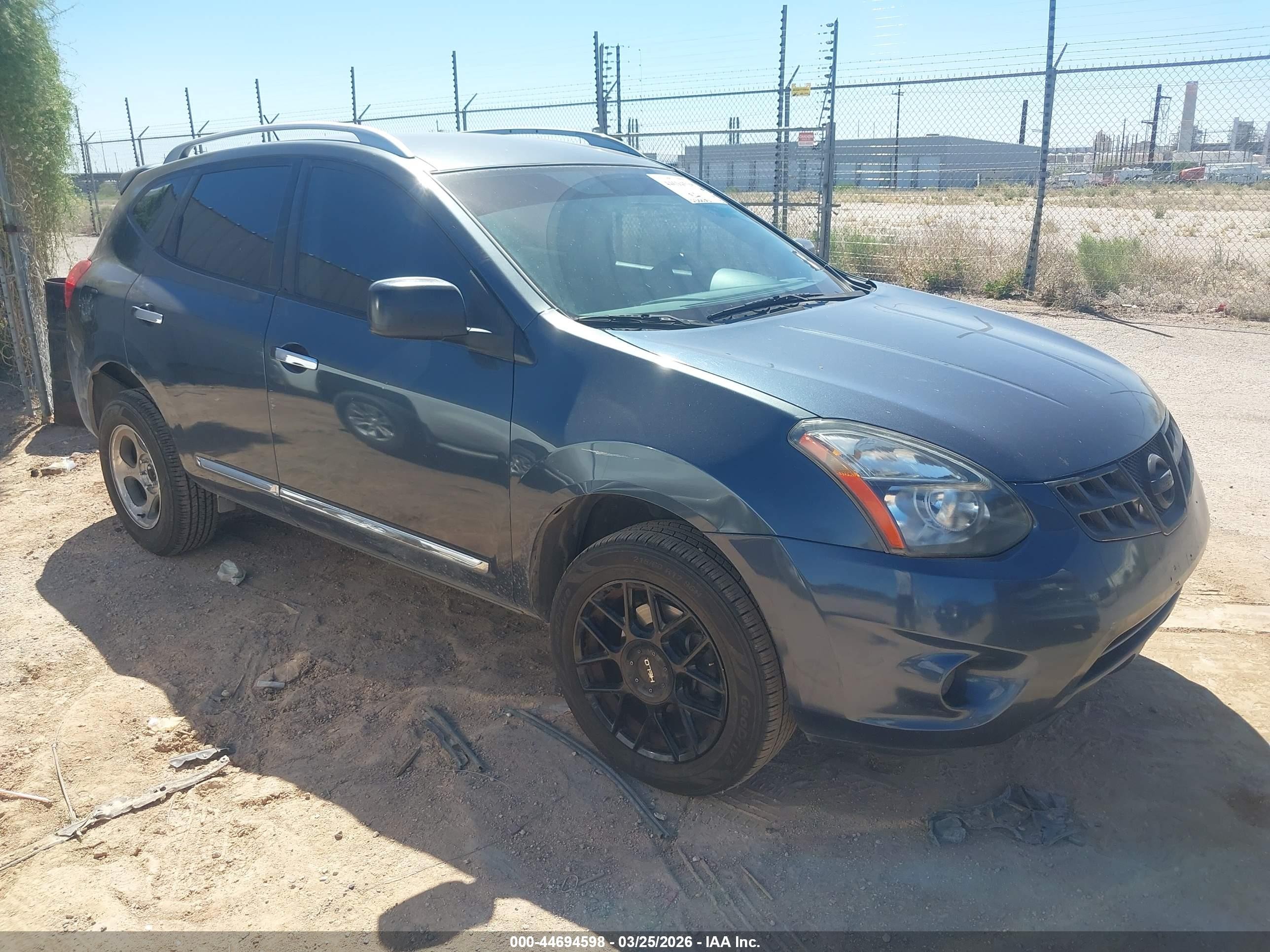 2015 Nissan Rogue Select S Синий vin: JN8AS5MV2FW258905