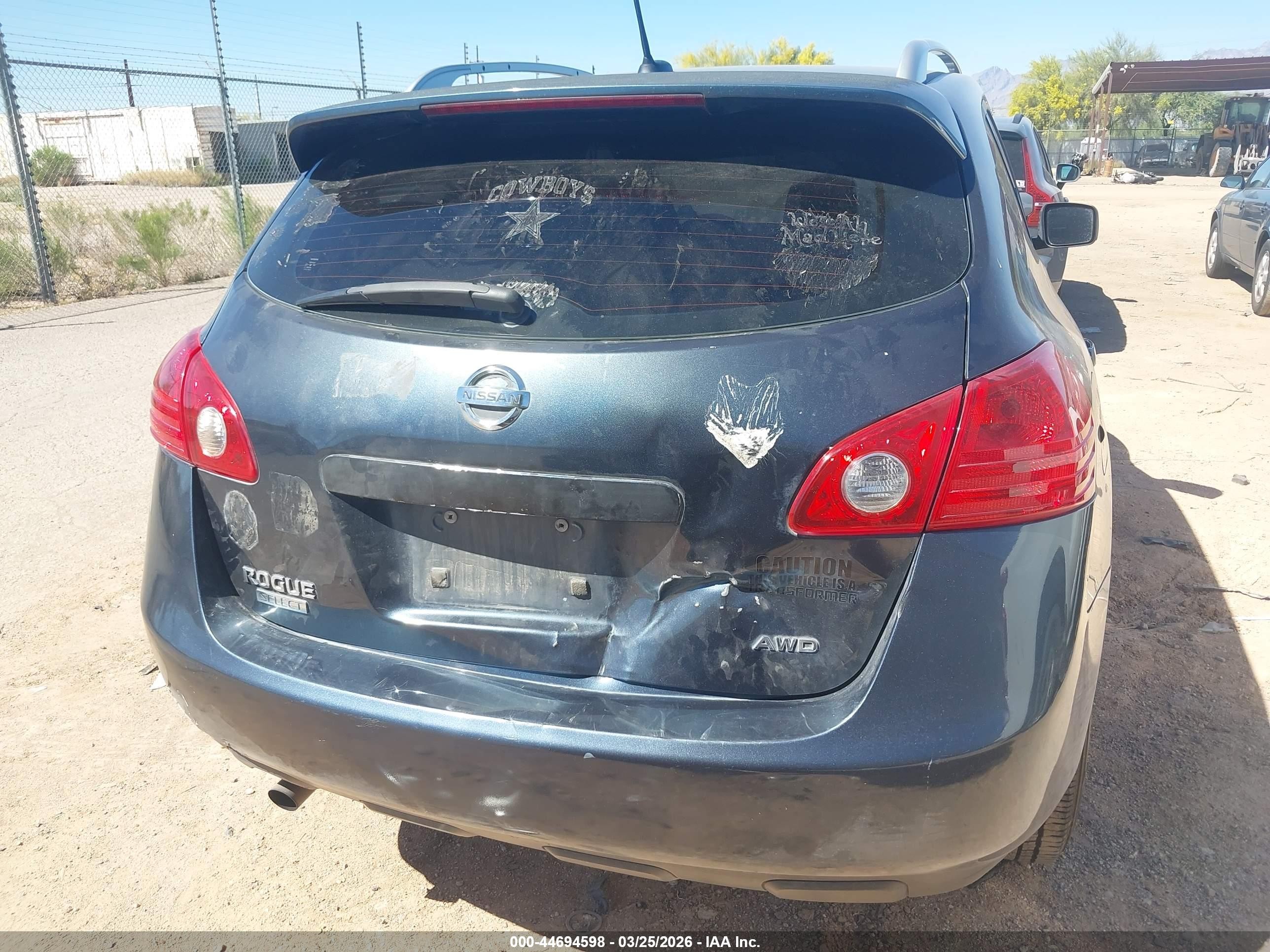 2015 Nissan Rogue Select S Синий vin: JN8AS5MV2FW258905