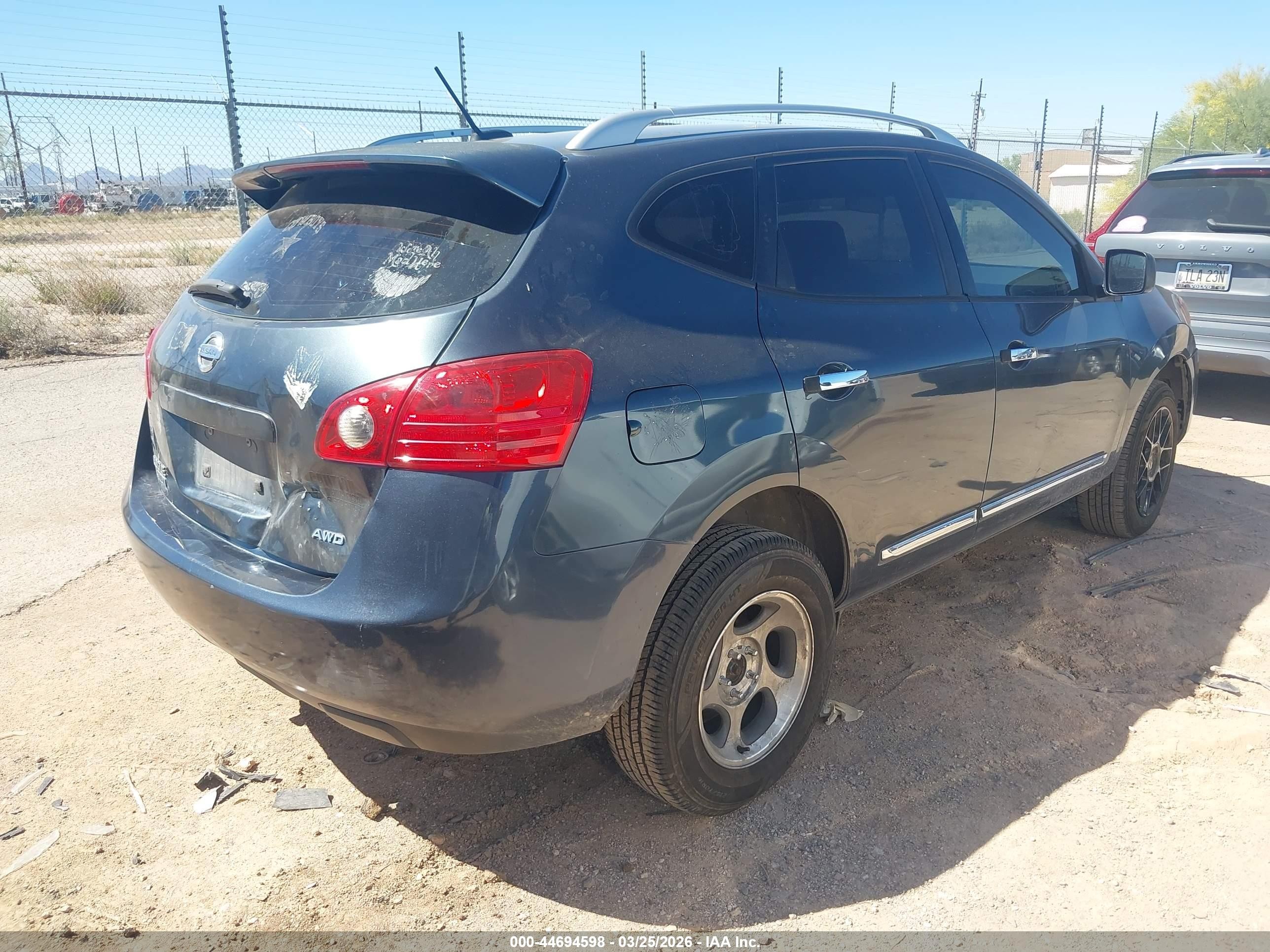 2015 Nissan Rogue Select S Синий vin: JN8AS5MV2FW258905