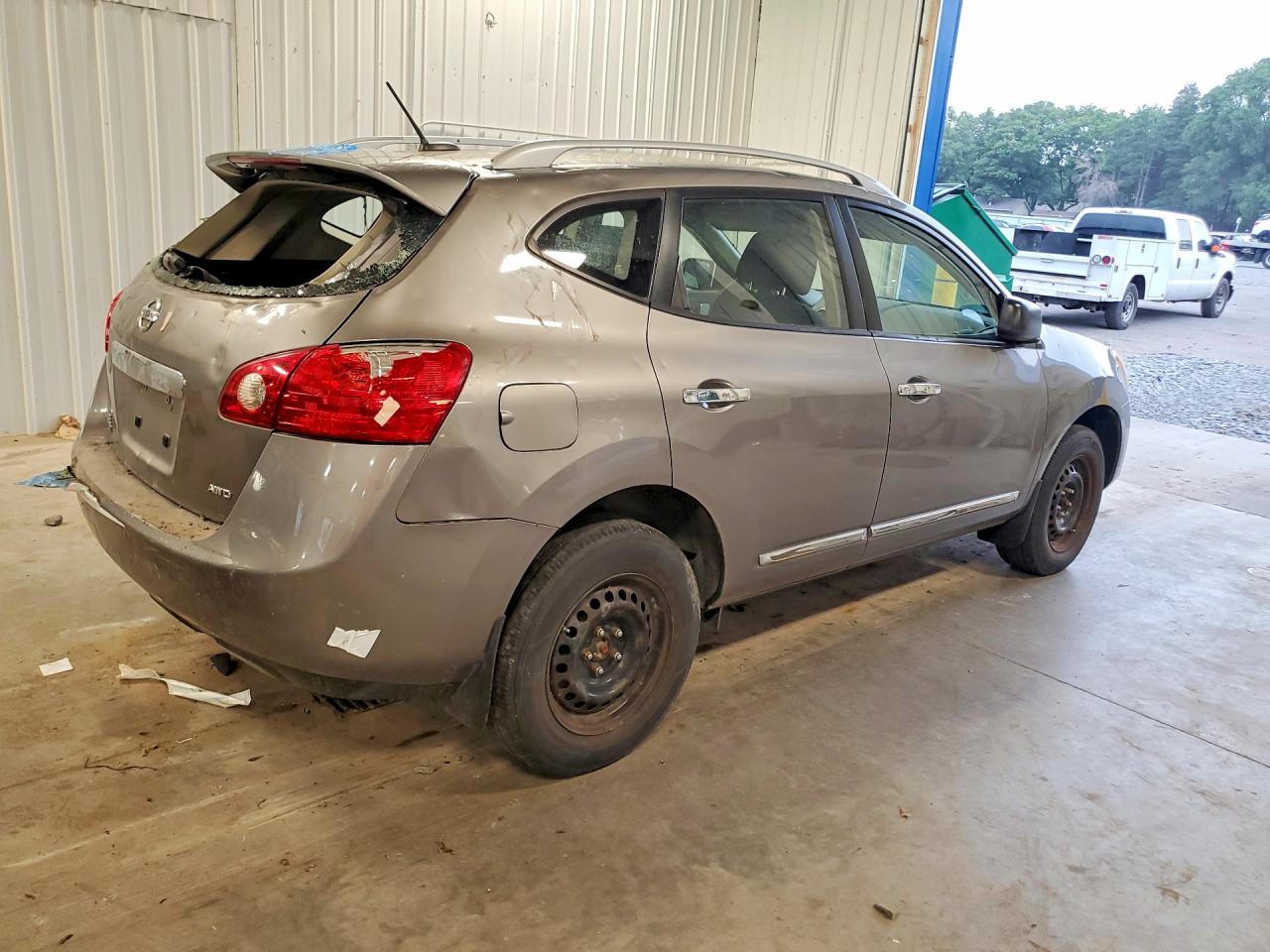 2015 Nissan Rogue Select S Gray vin: JN8AS5MV2FW260234