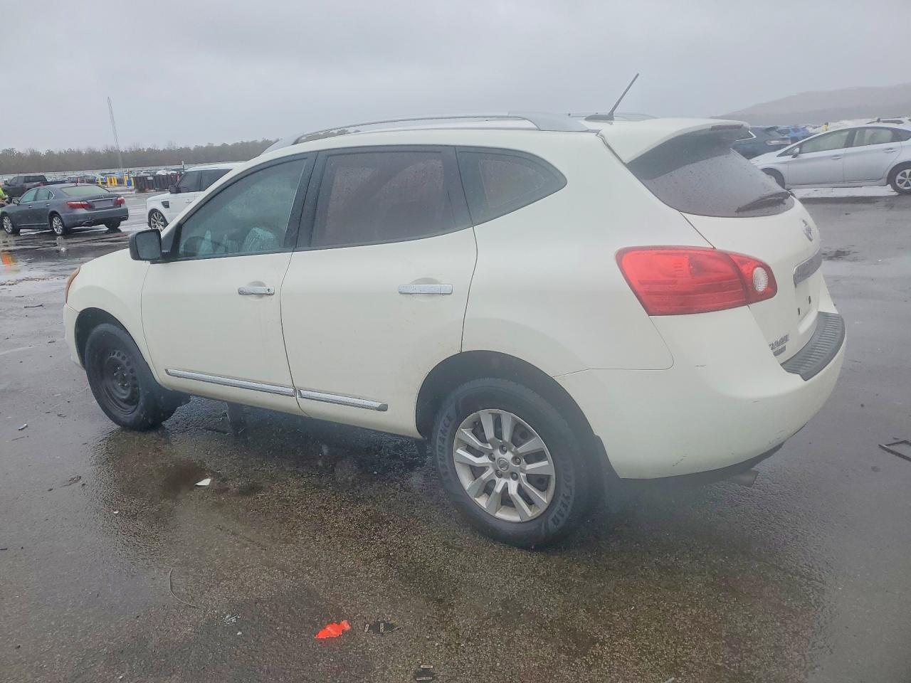 2015 Nissan Rogue White vin: JN8AS5MV2FW757459