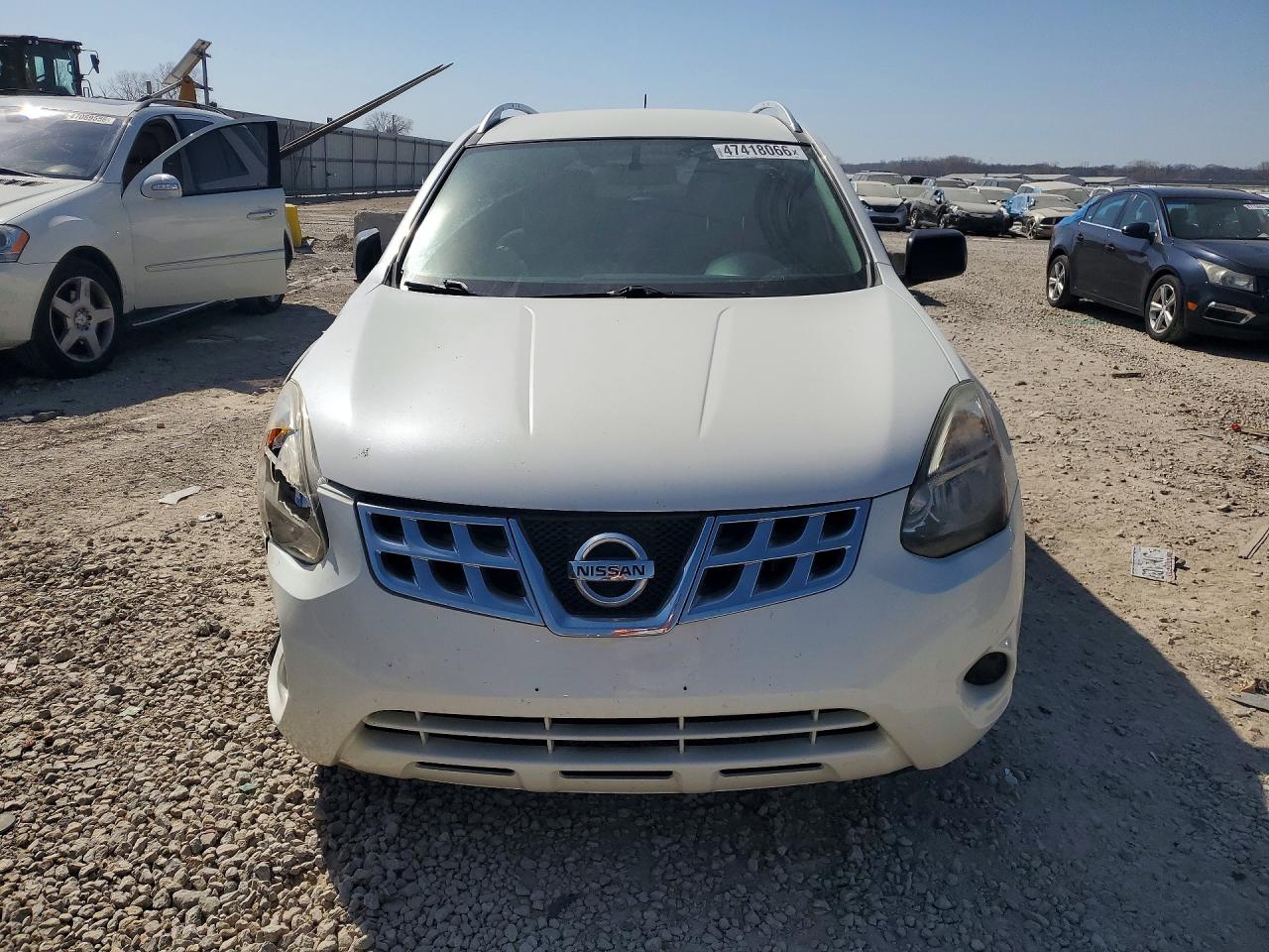 2015 Nissan Rogue Select S White vin: JN8AS5MV2FW760703