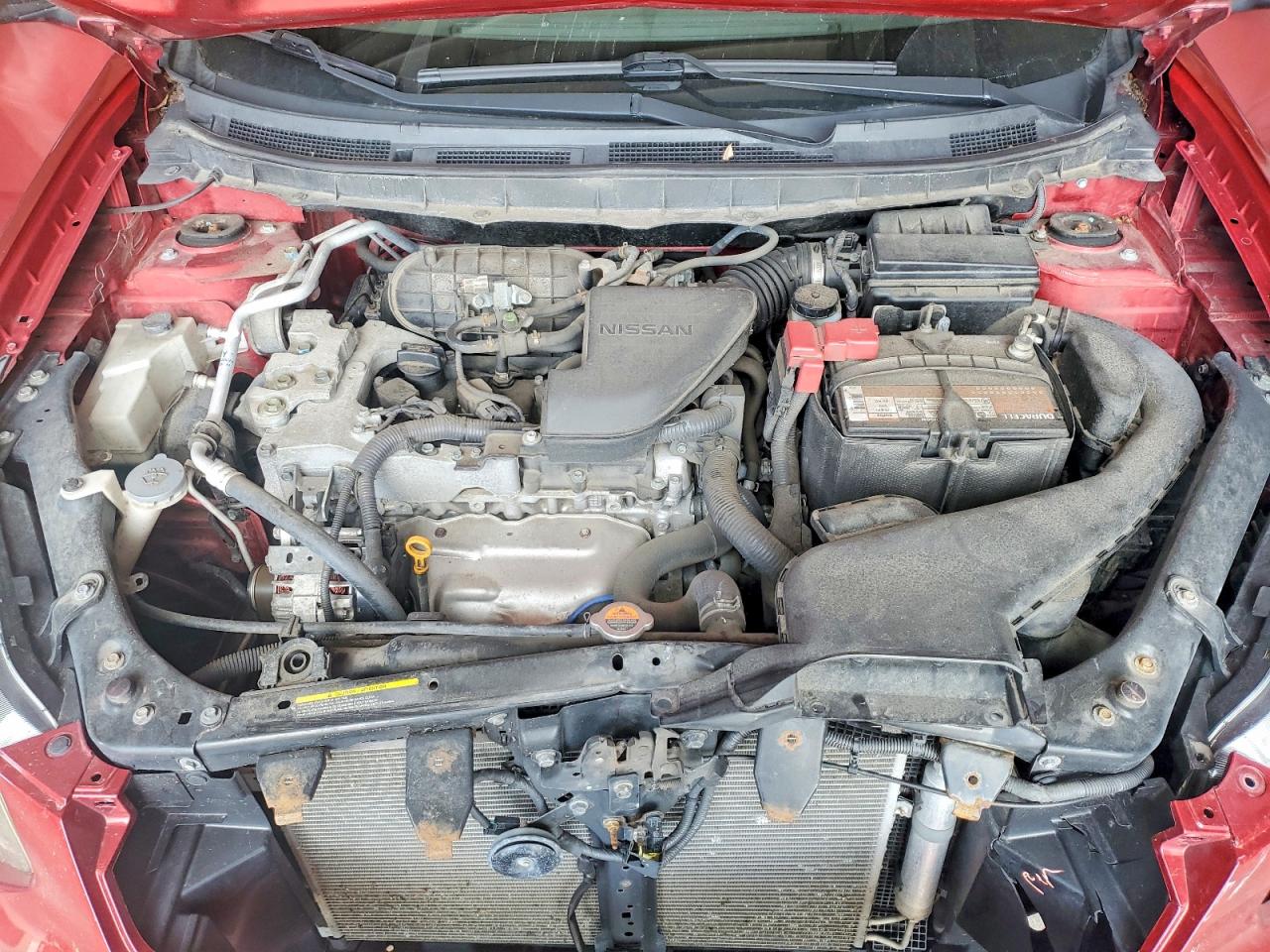 2015 Nissan Rogue Select S Бордовый vin: JN8AS5MV2FW761723