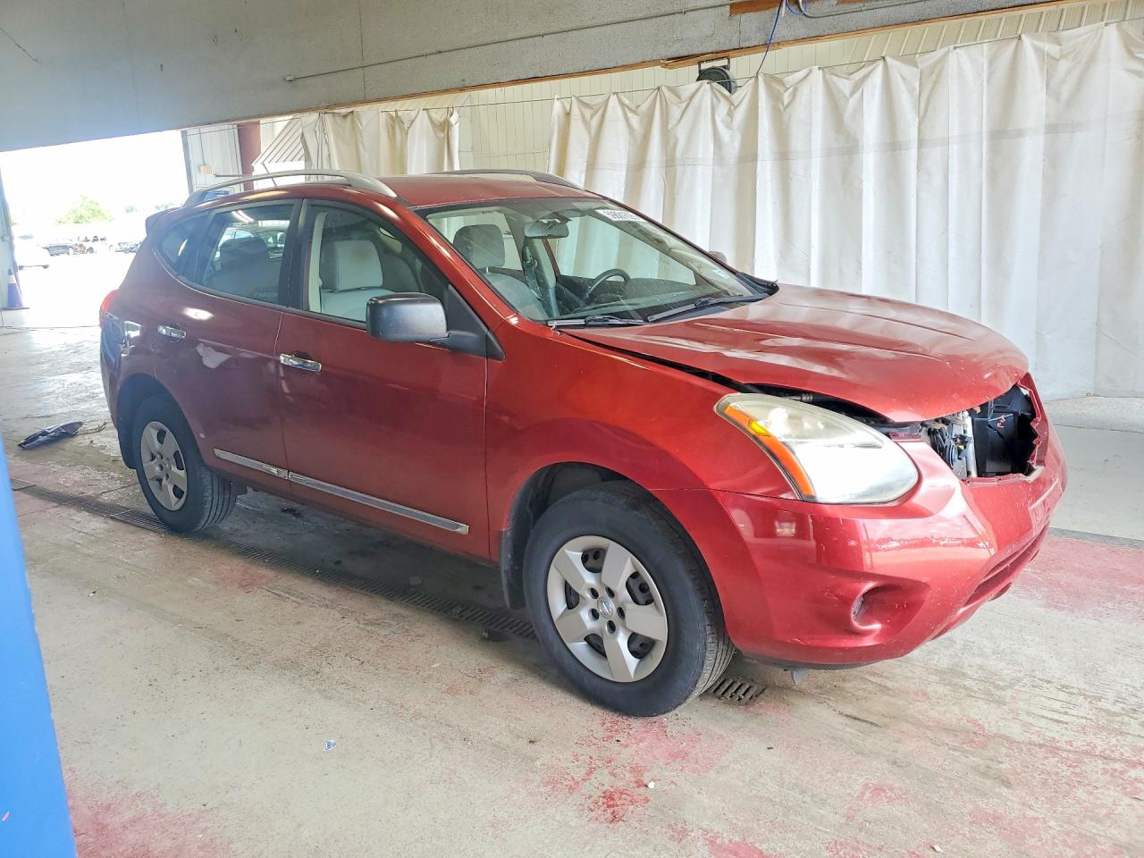 2015 Nissan Rogue Select S Бордовый vin: JN8AS5MV2FW761723