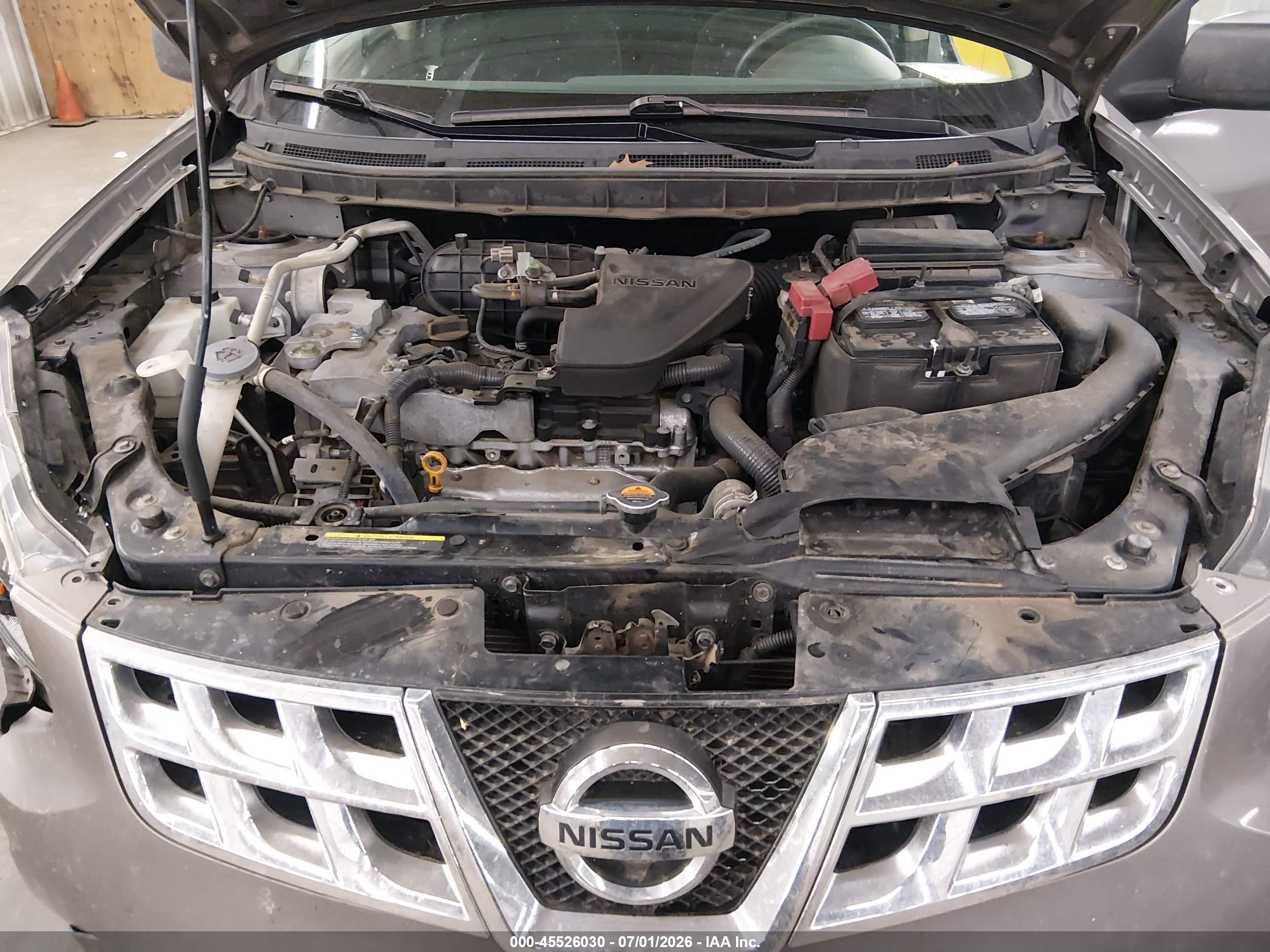 2015 Nissan Rogue Select S Серый vin: JN8AS5MV2FW763861