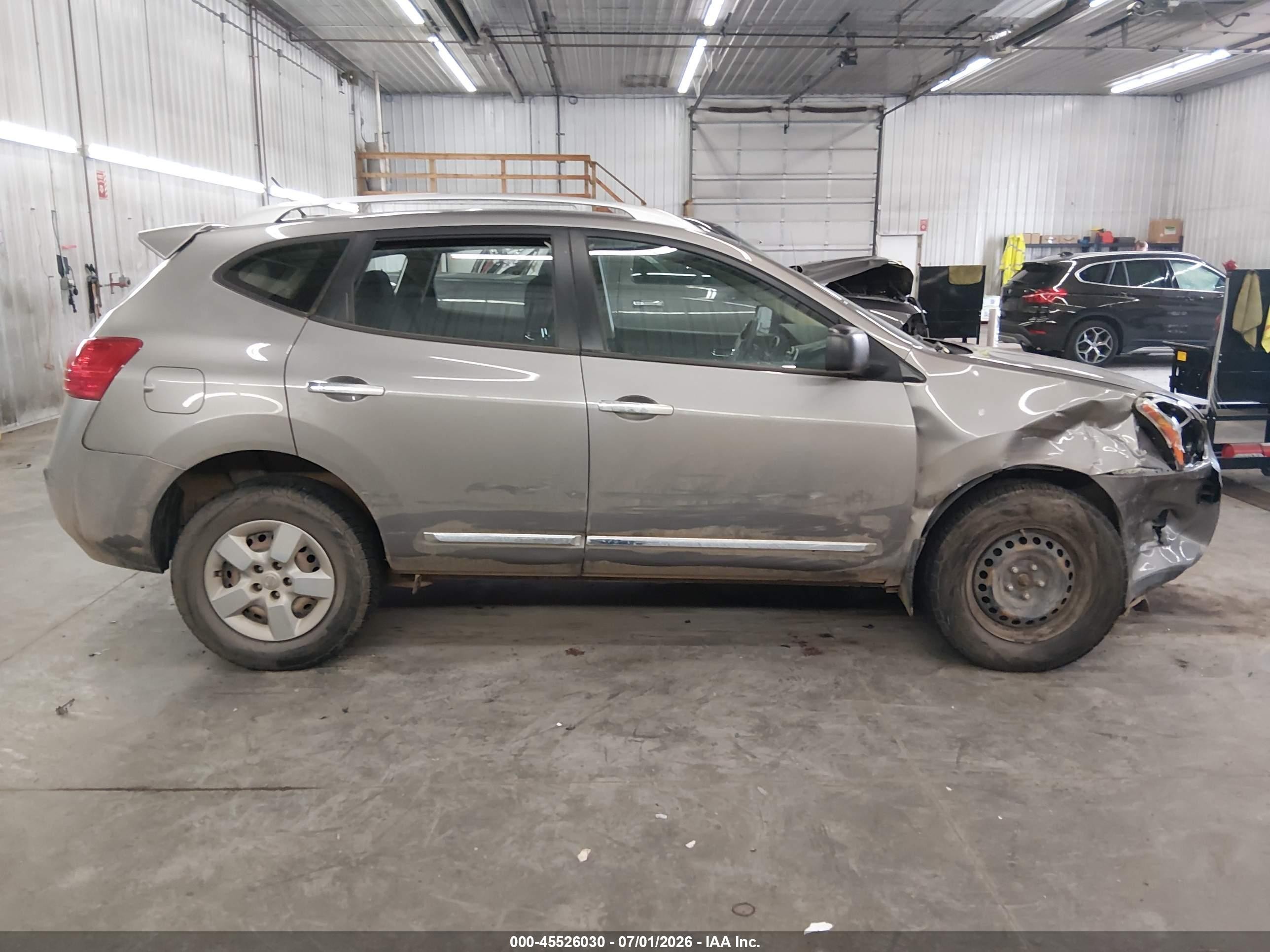 2015 Nissan Rogue Select S Серый vin: JN8AS5MV2FW763861