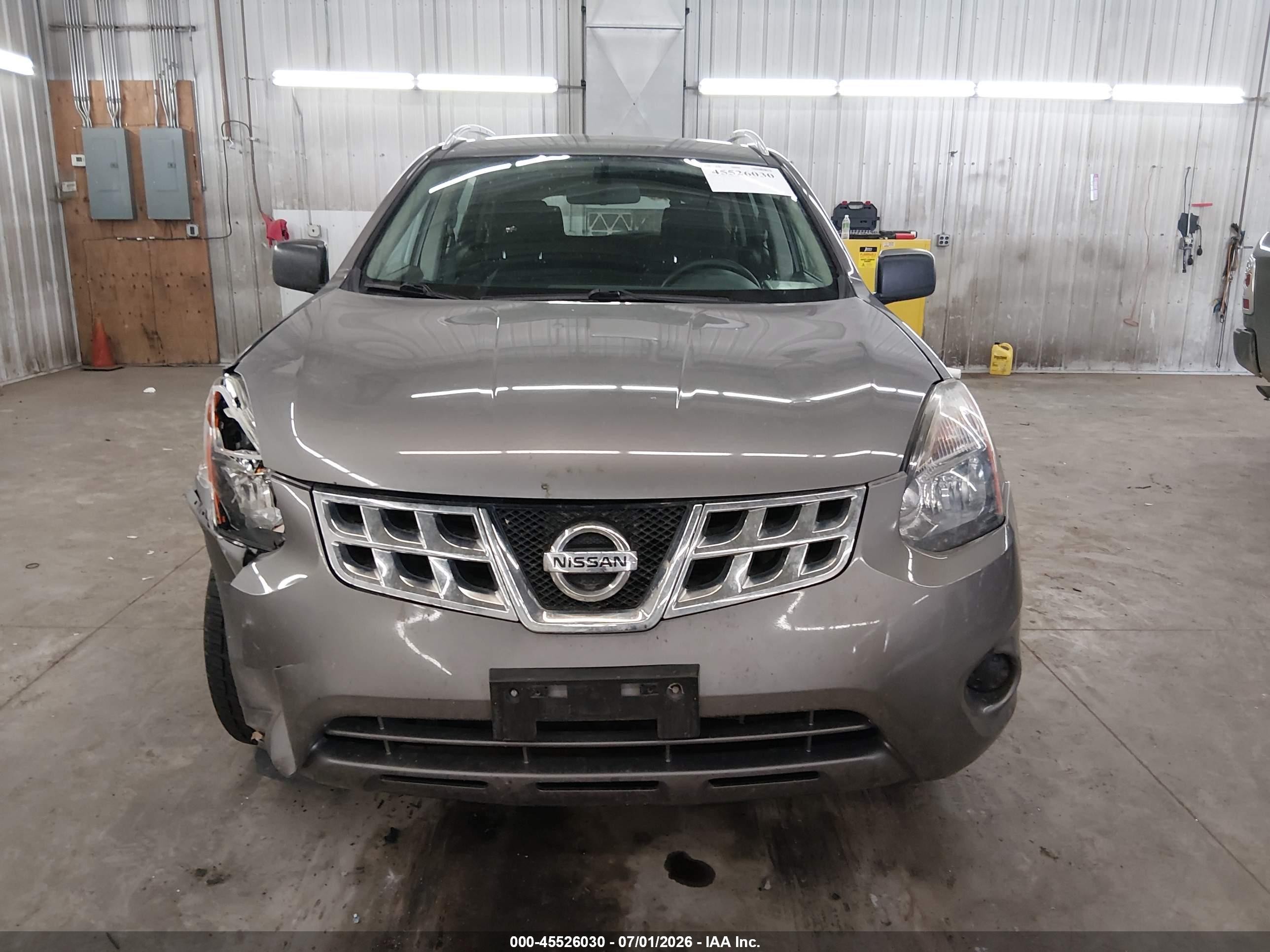 2015 Nissan Rogue Select S Серый vin: JN8AS5MV2FW763861