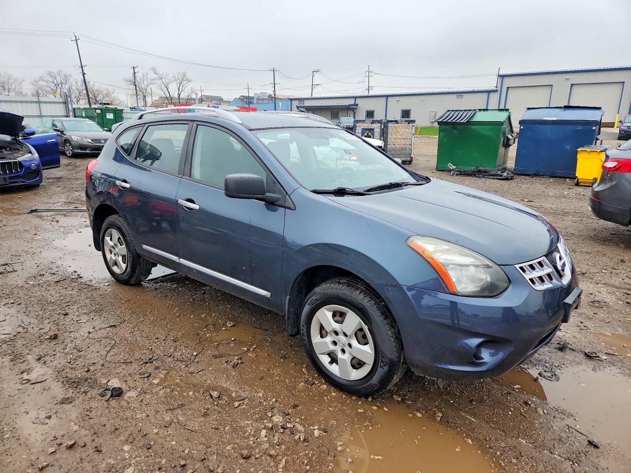 2015 Nissan Rogue Select S Teal vin: JN8AS5MV2FW769630