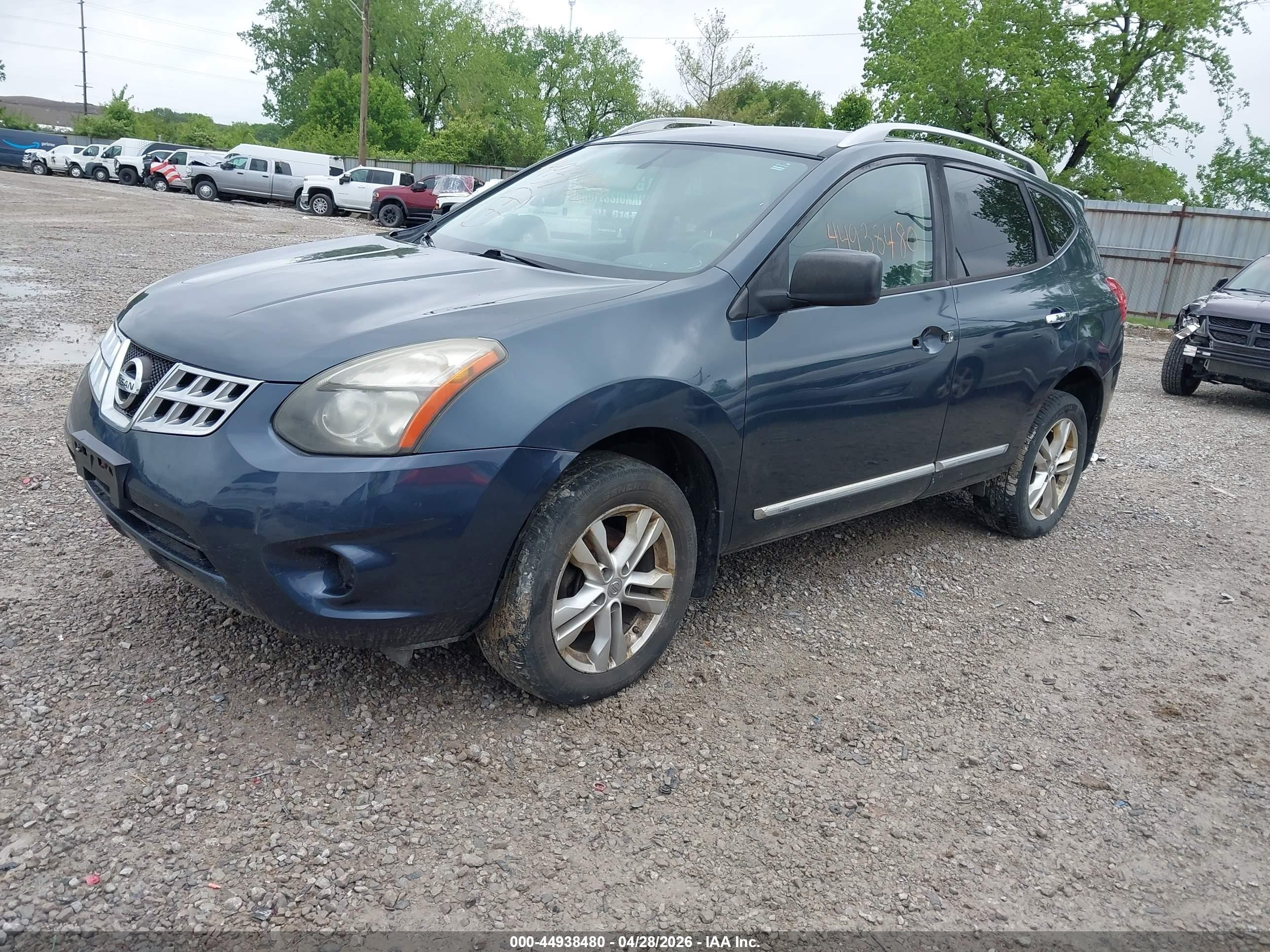 2015 Nissan Rogue Select S Blue vin: JN8AS5MV2FW770454