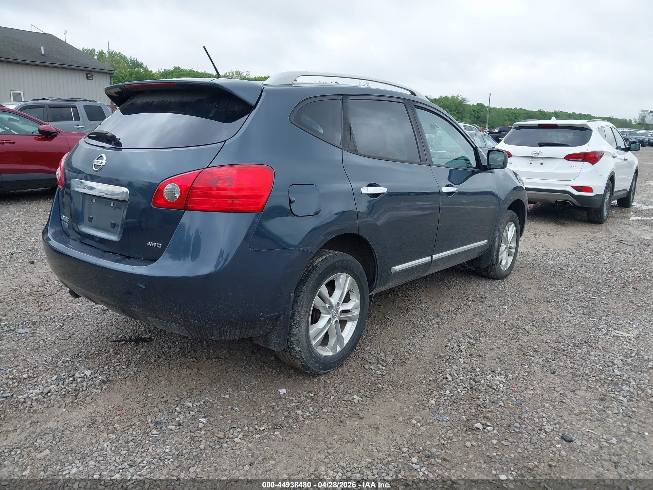 2015 Nissan Rogue Select S Blue vin: JN8AS5MV2FW770454