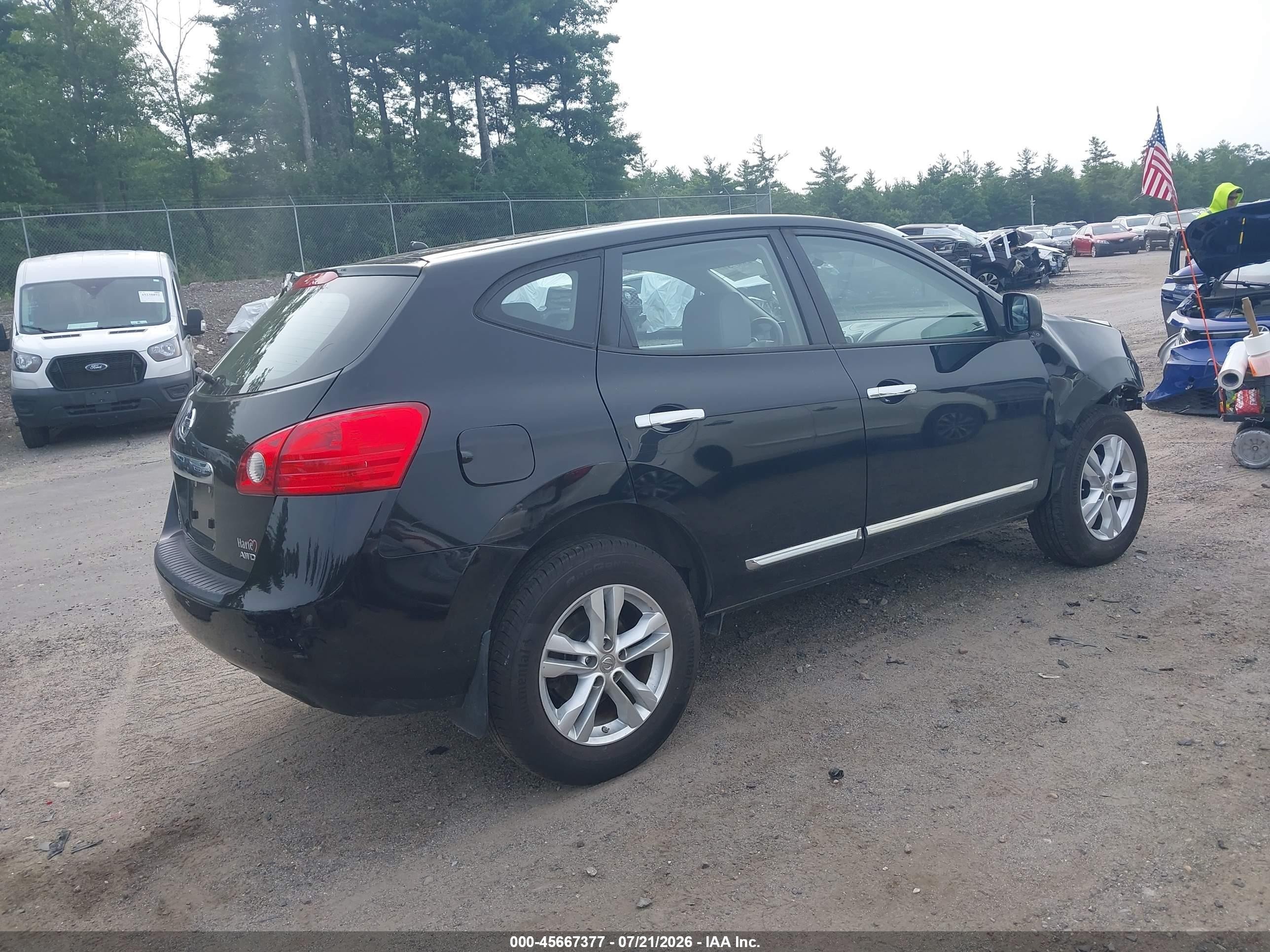 2015 Nissan Rogue Select S Black vin: JN8AS5MV2FW770874