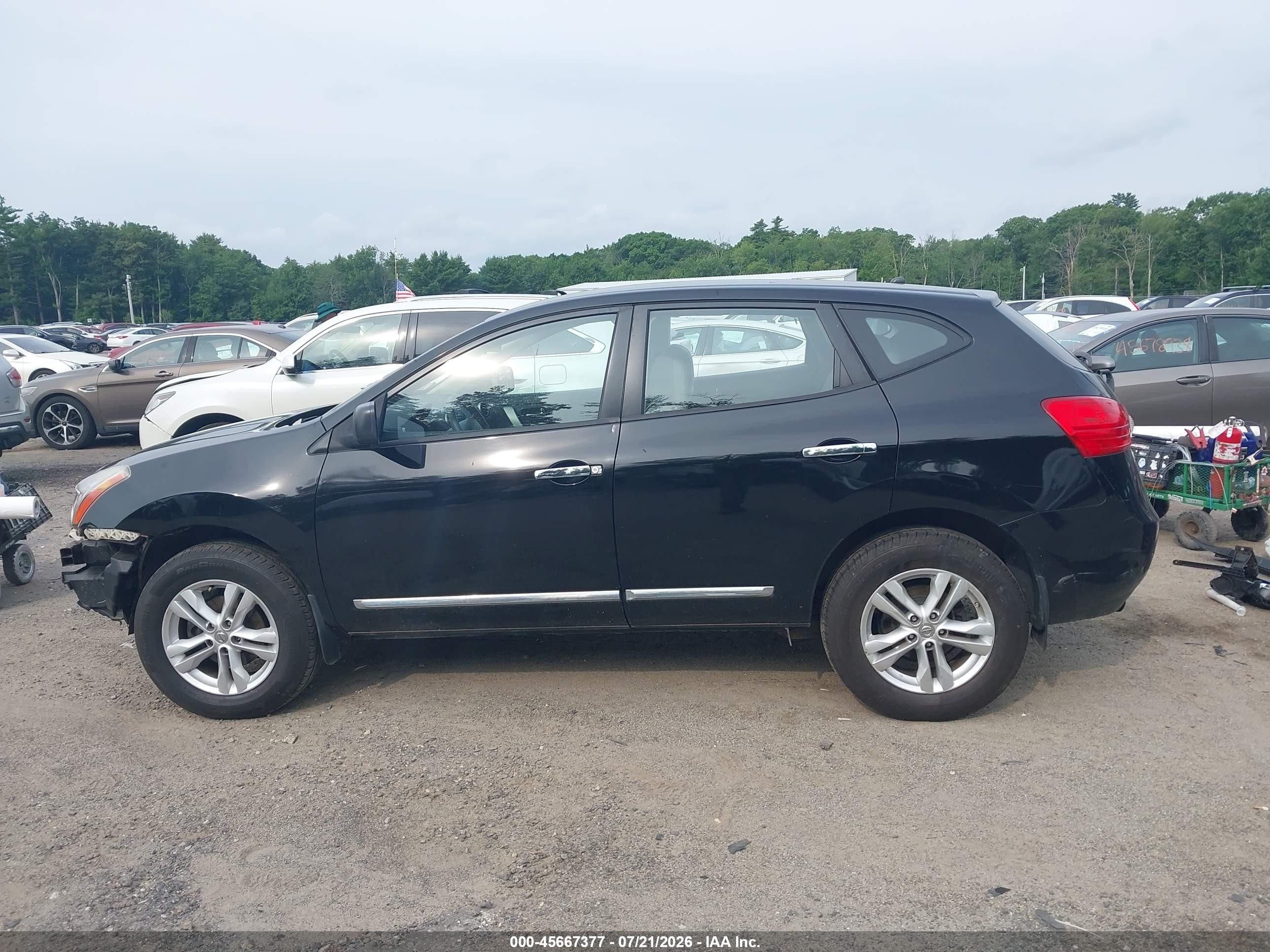 2015 Nissan Rogue Select S Black vin: JN8AS5MV2FW770874