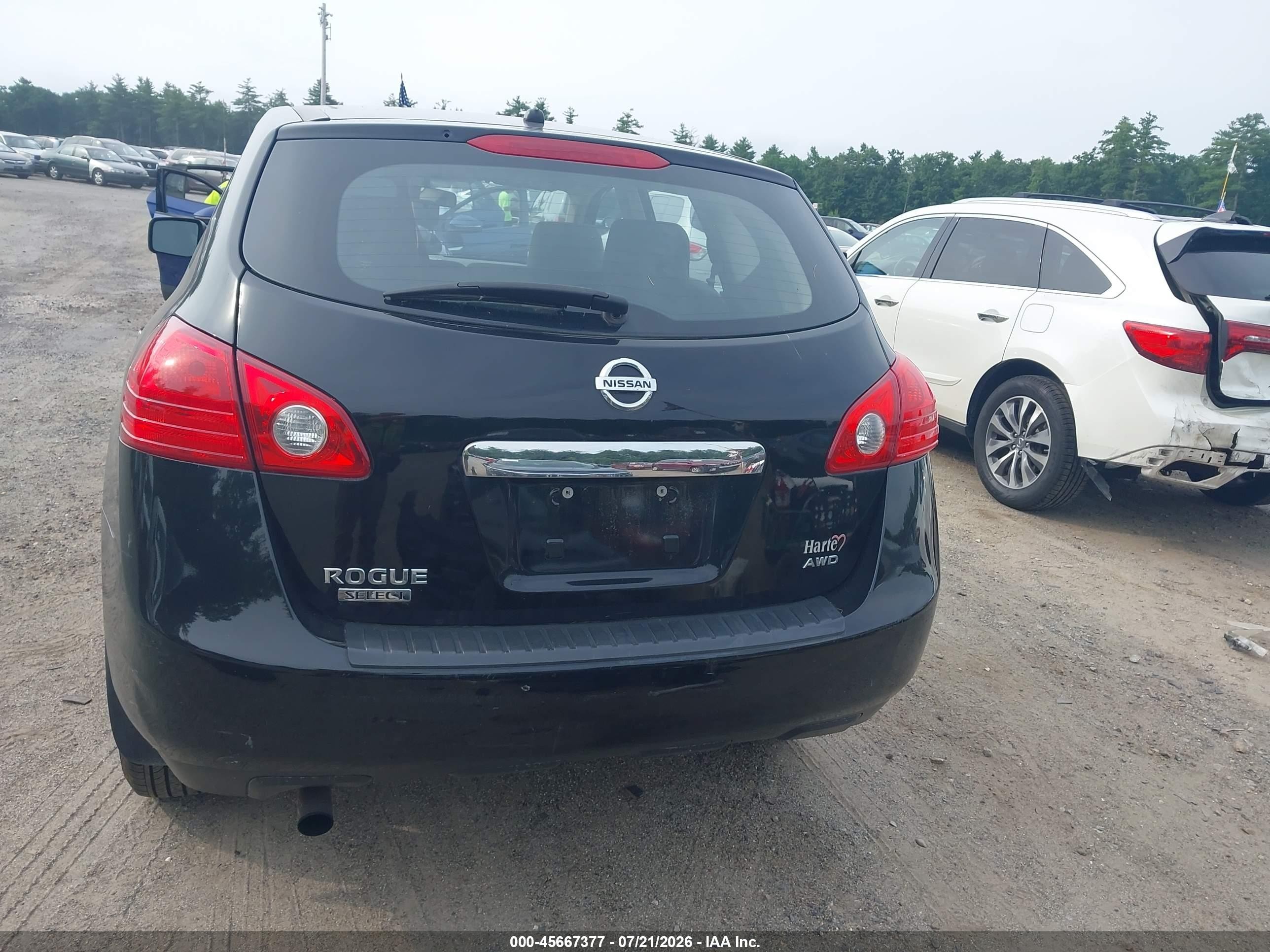 2015 Nissan Rogue Select S Black vin: JN8AS5MV2FW770874