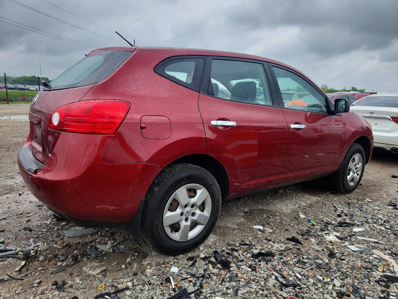 2010 Nissan Rogue S Red vin: JN8AS5MV3AW106561