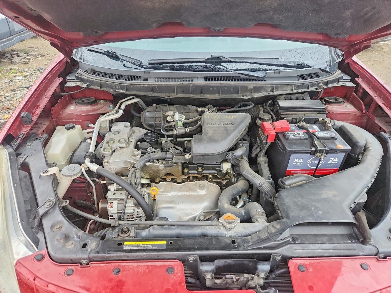 2010 Nissan Rogue S Red vin: JN8AS5MV3AW106561