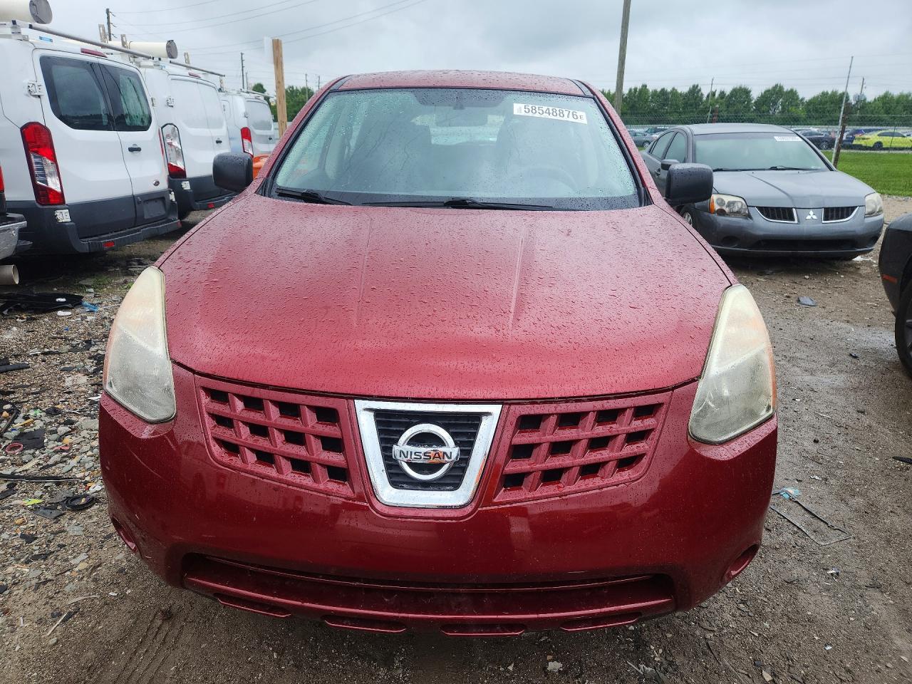 2010 Nissan Rogue S Red vin: JN8AS5MV3AW106561