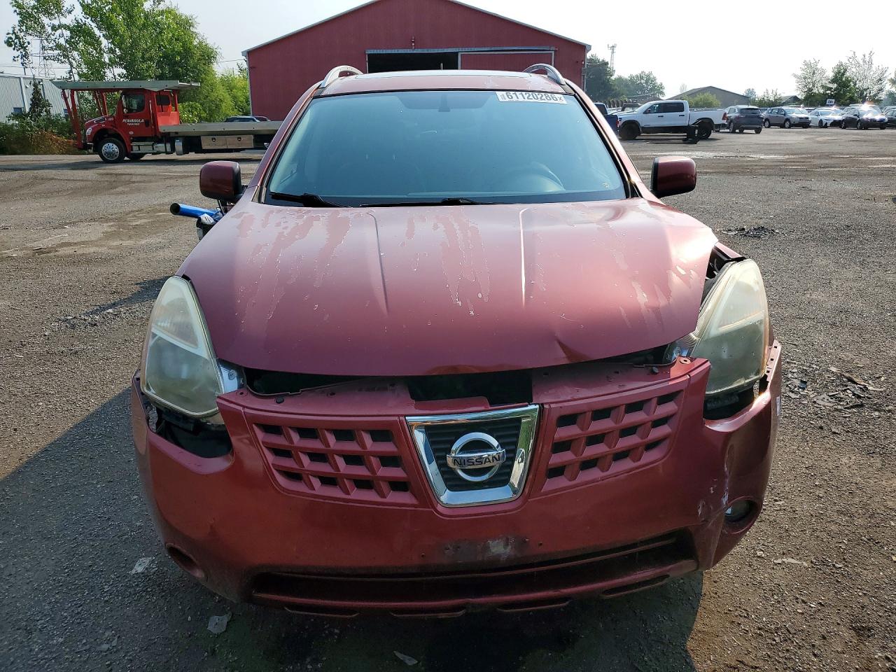 2010 Nissan Rogue S Red vin: JN8AS5MV3AW107385