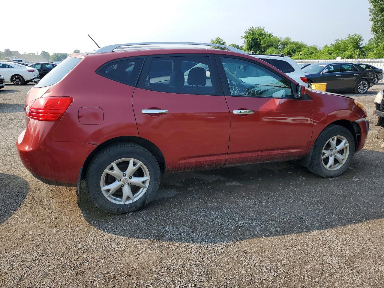 2010 Nissan Rogue S Red vin: JN8AS5MV3AW107385