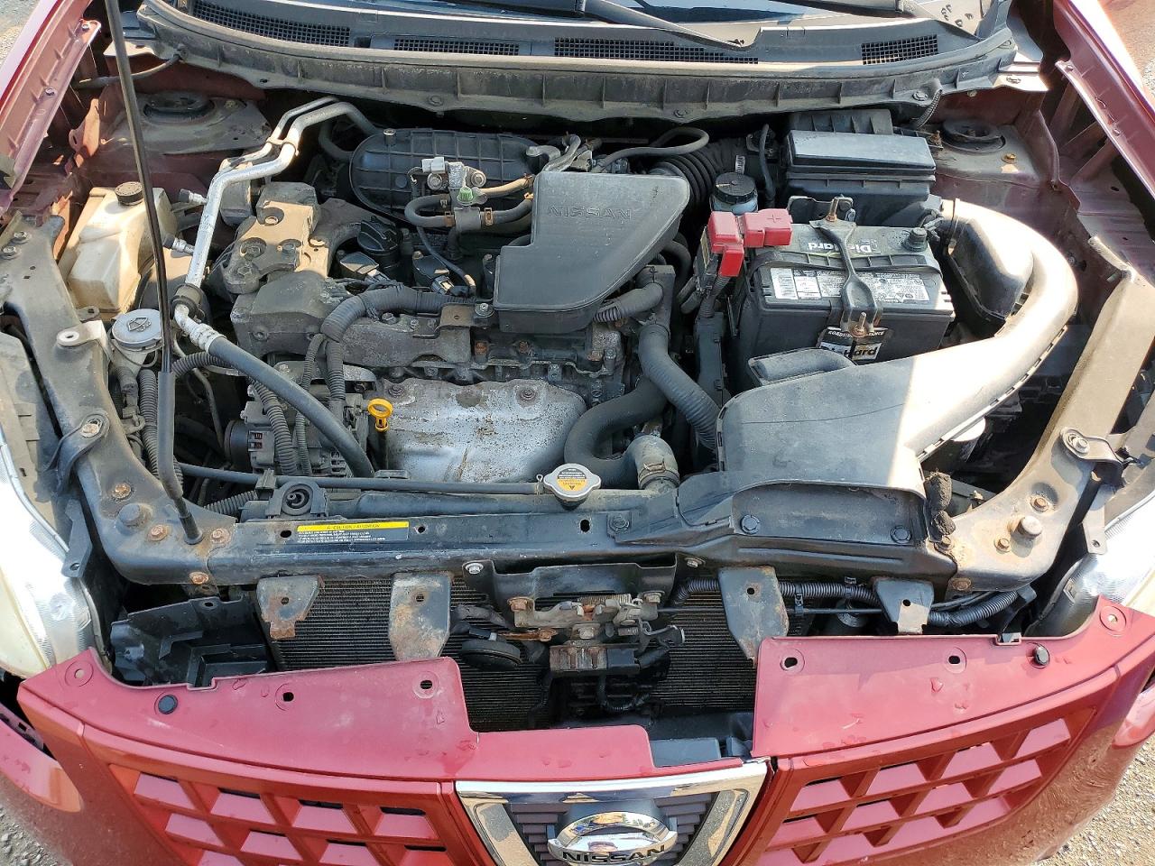 2010 Nissan Rogue S Red vin: JN8AS5MV3AW107385