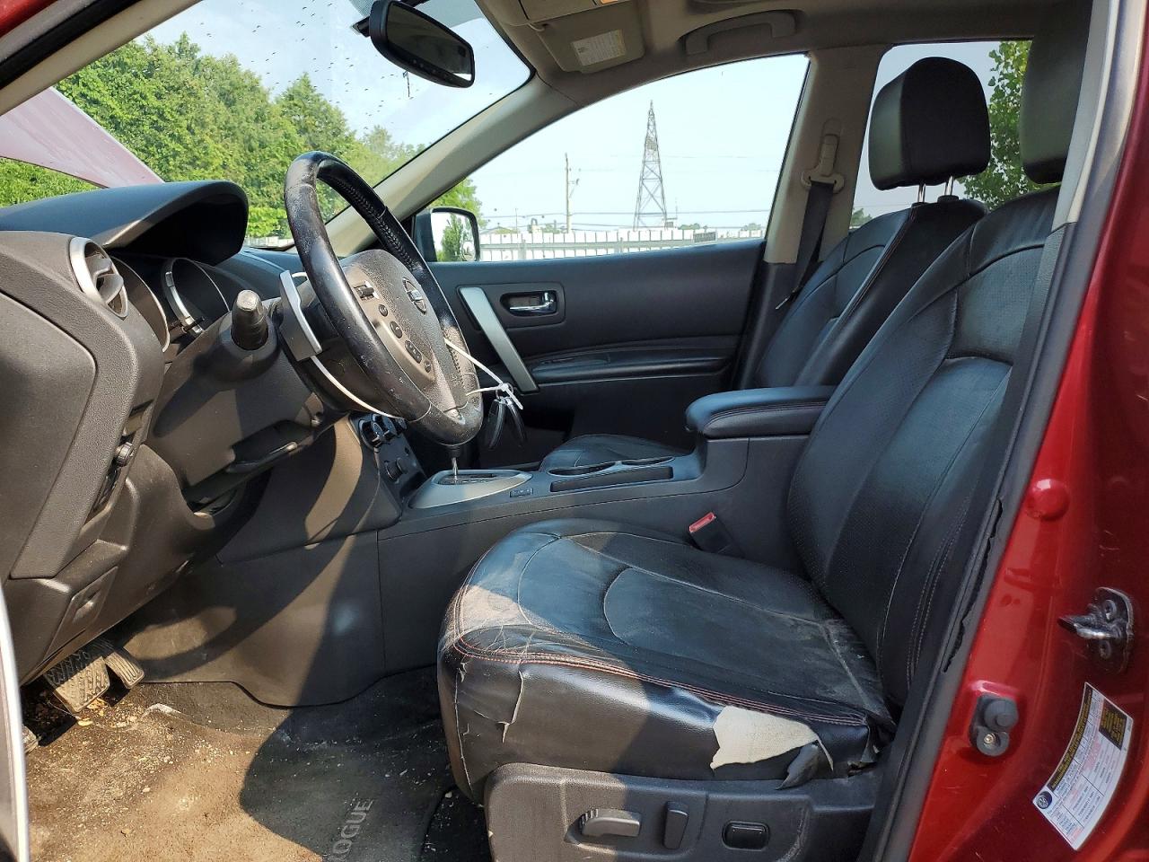 2010 Nissan Rogue S Red vin: JN8AS5MV3AW107385